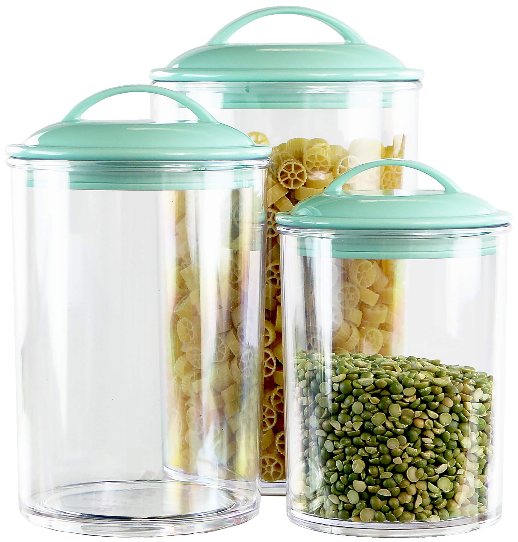 Reston Lloyd Calypso Basics Assorted Sizes Air-Tight Acrylic Storage Canisters