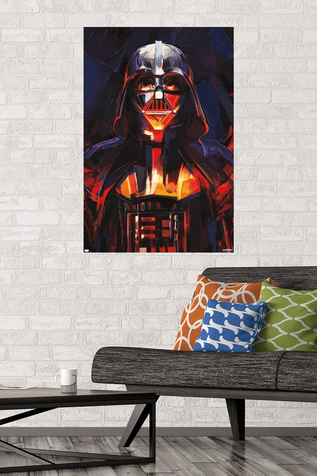 Trends International Star Wars: Obi-Wan Kenobi - Darth Vader Painting Wall Poster, 22.375'' X 34'', Premium Unframed Version