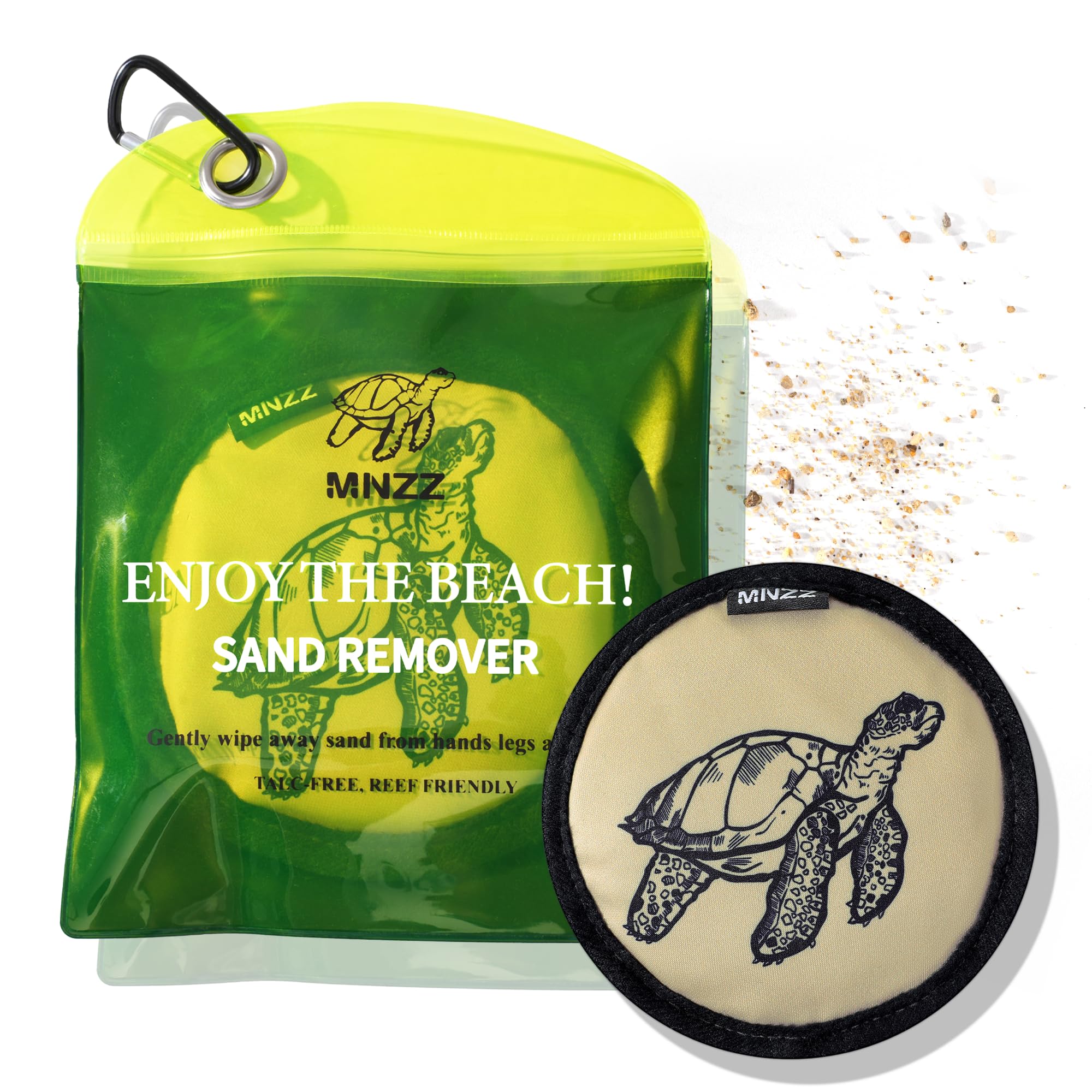 Beach Sand Remover Sand Eraser Wipe Mitt Family Kids Women 2024 Summer Vacation Essentials European Mexico Costa Rica Bahamas Tr