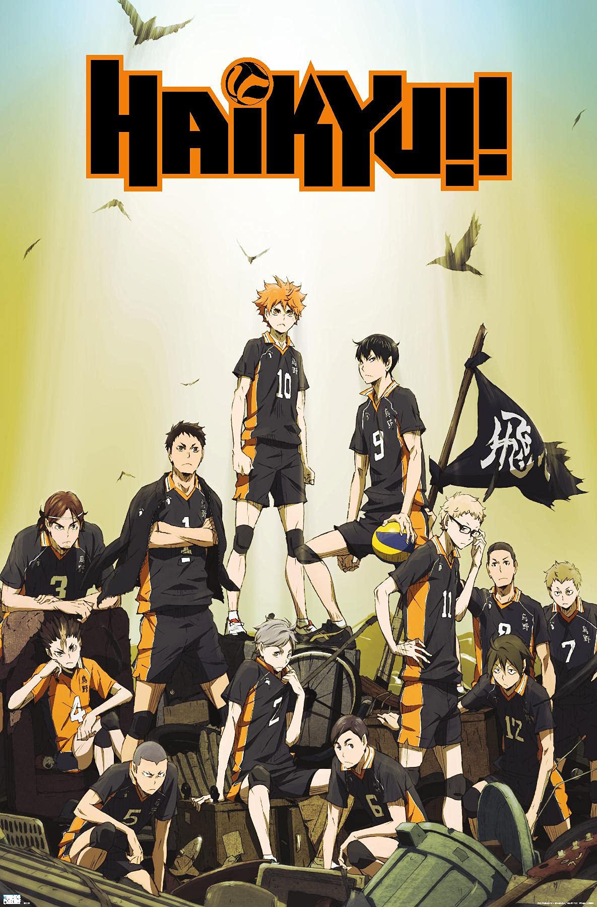 Trends International Haikyu!! - Key Art Wall Poster, 22.37'' X 34.00'', Unframed Version