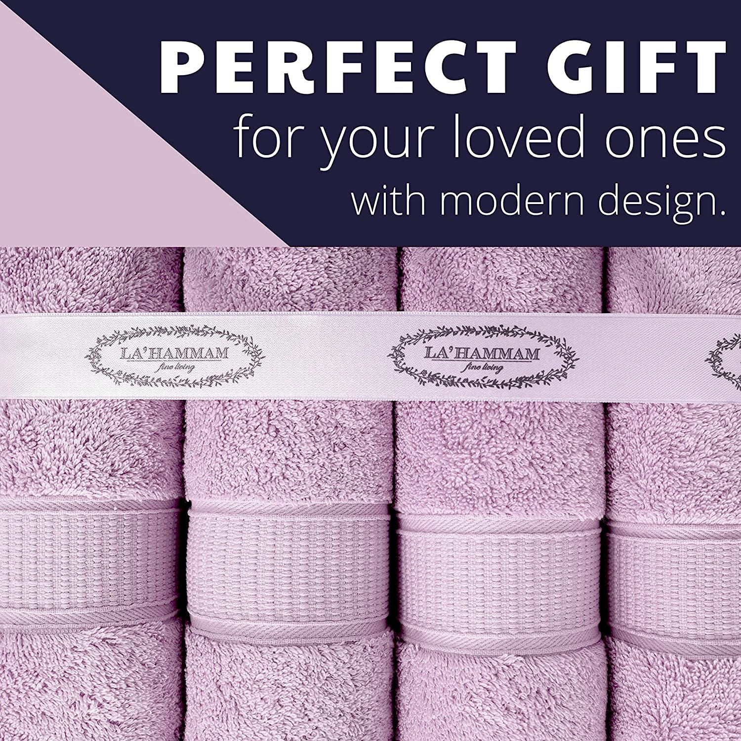 Personalized Towels, Hotel & Spa Quality, Super Soft, Highly Absorbent, Bathroom Towel Sets, 100% Turkish Genuine Cotton Monogra