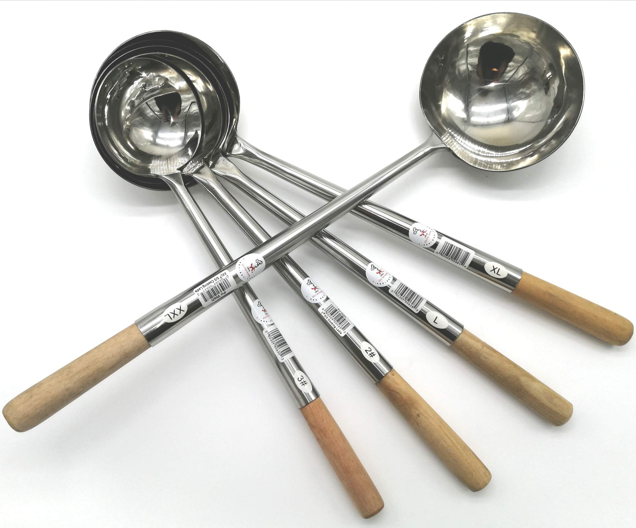 12 Oz Chinese Cooking Ladle *(Width: 5-1/2'' X Length: 19-3/4'') Size: X-Large