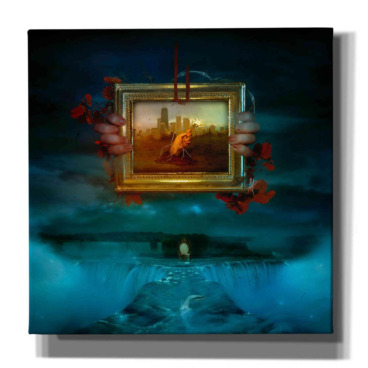 Cortesi Home 'Dangerous Dreams' By Mario Sanchez Nevado, Canvas Wall Art, 18'' X 18''
