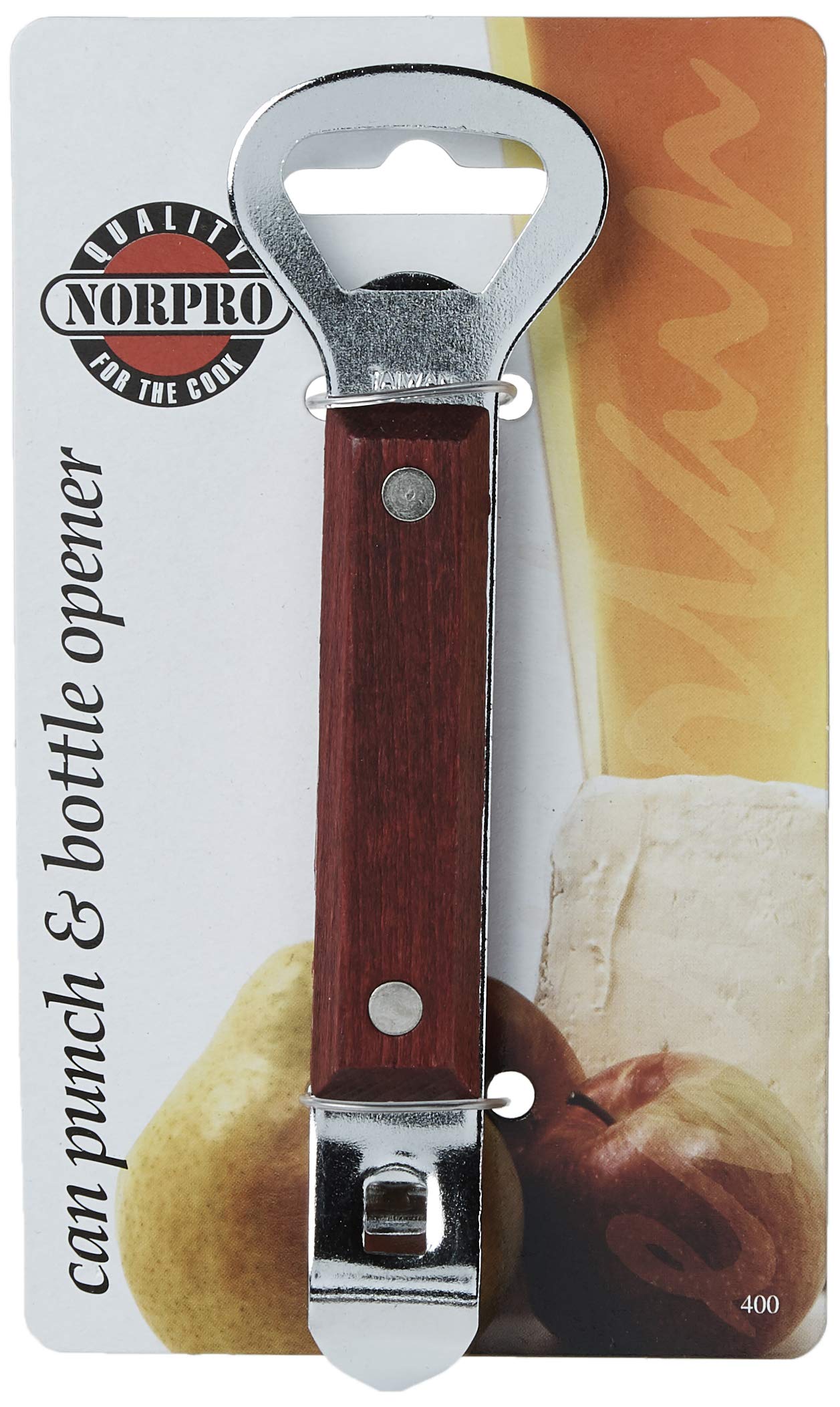 Norpro, Brown Can Punch Bottle Opener, 3