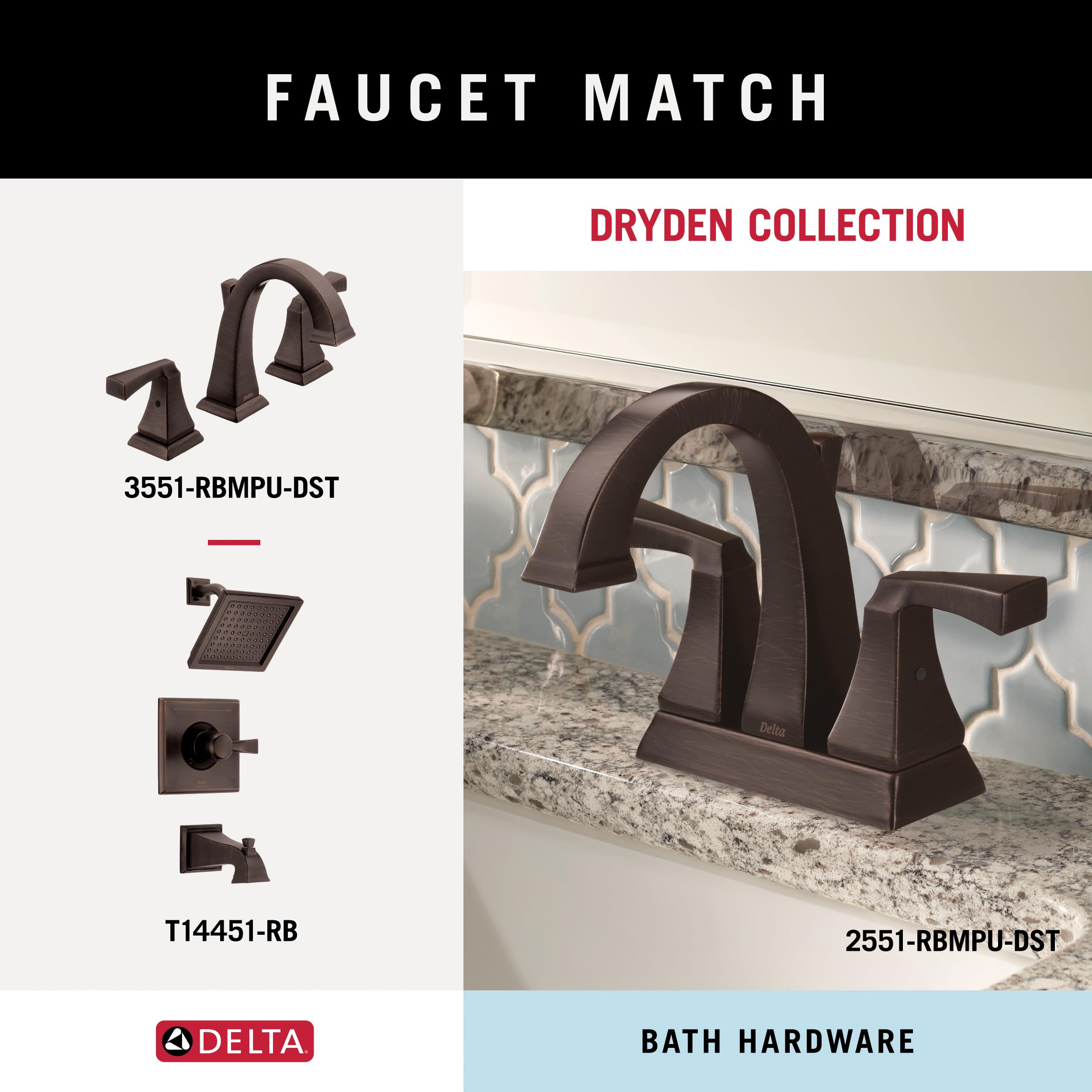 Delta Faucet 75146-Rb Dryden Towel Ring, Venetian Bronze