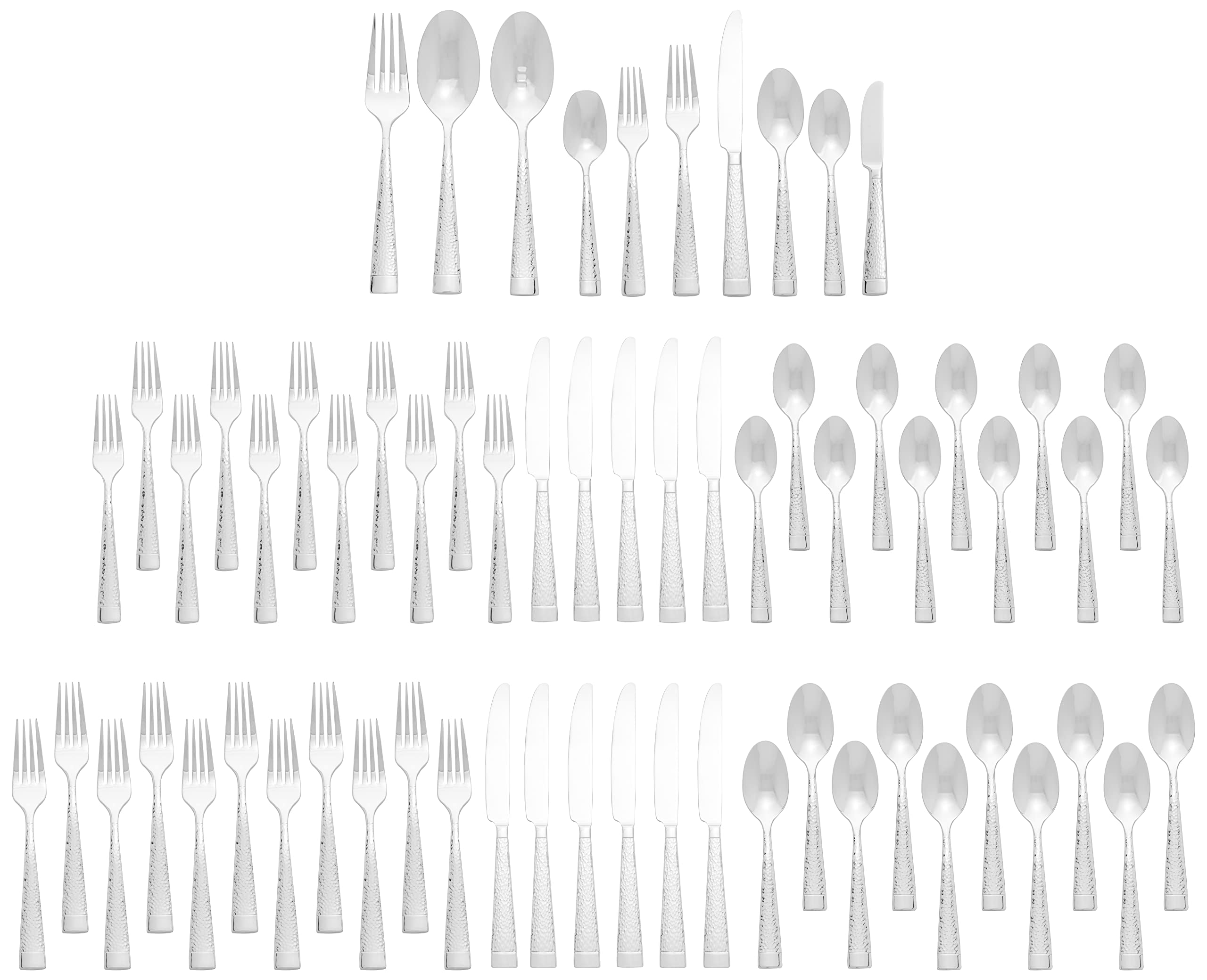 Oneida Sambre 65-Piece Flatware Set, Service For 12