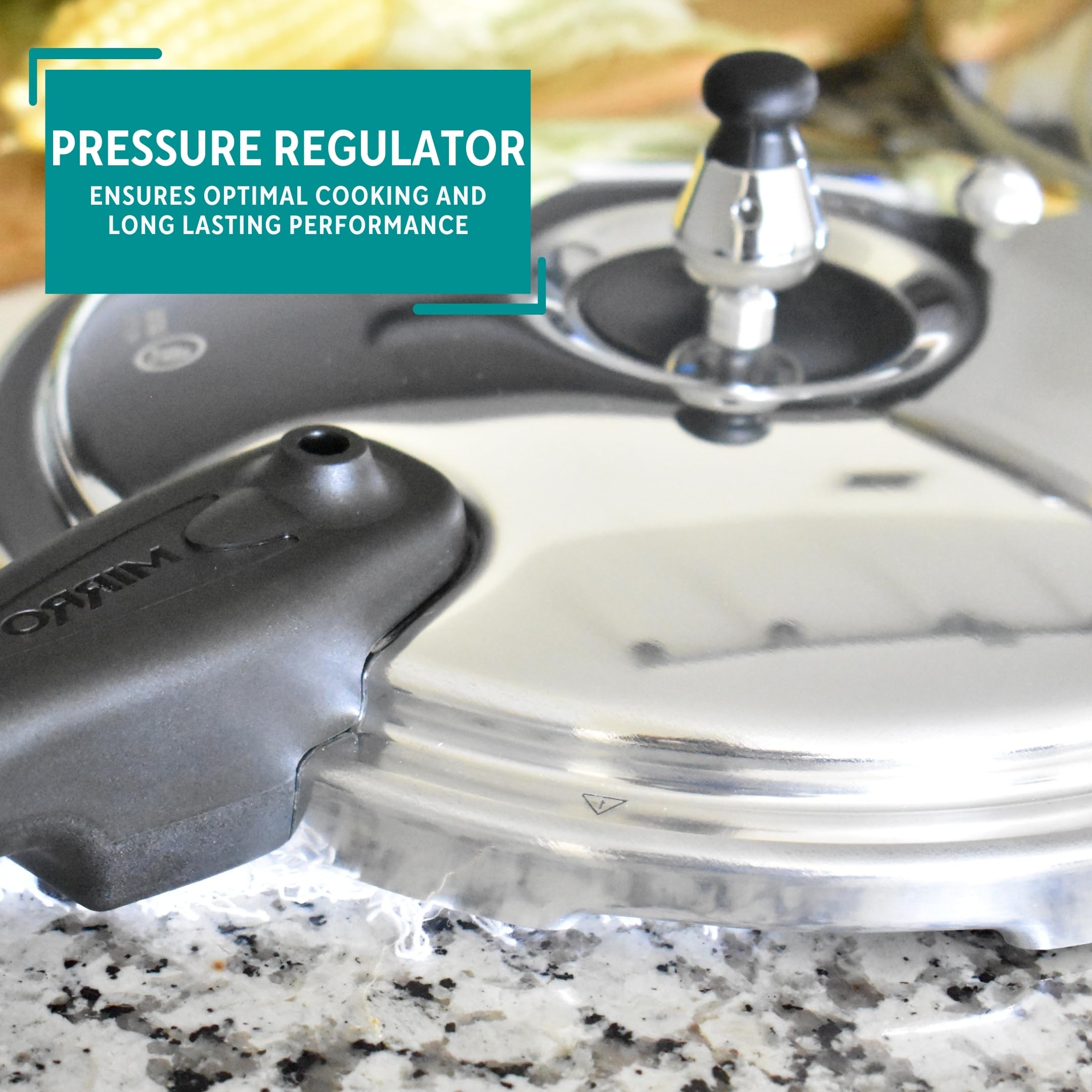 Mirro 92160A Pressure Cooker, 10-PSI, 6-Quart, Polished Aluminum, Silver