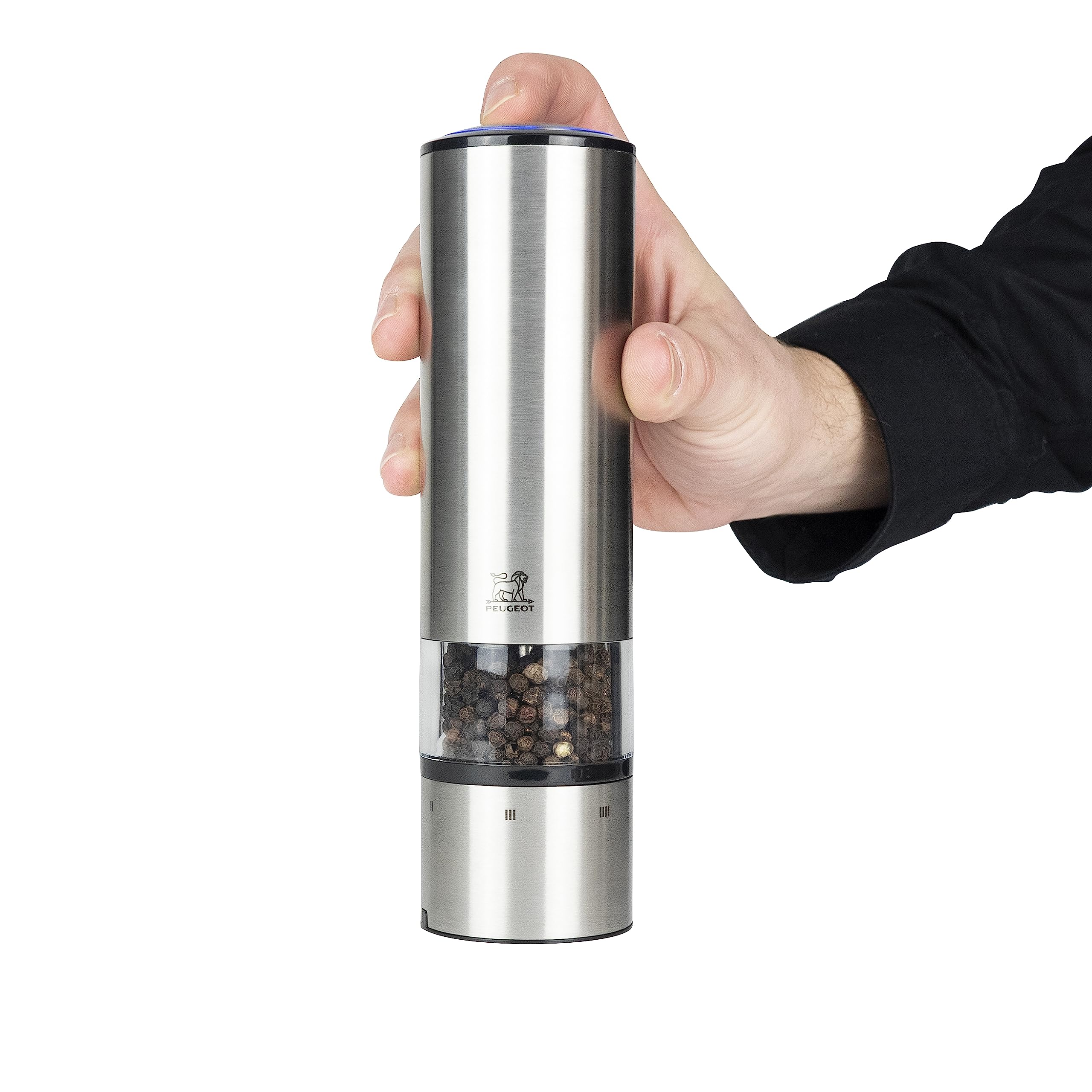 Peugeot Elis Sense U-Select Set Salt & Pepper Mill  Large  brushed nickel