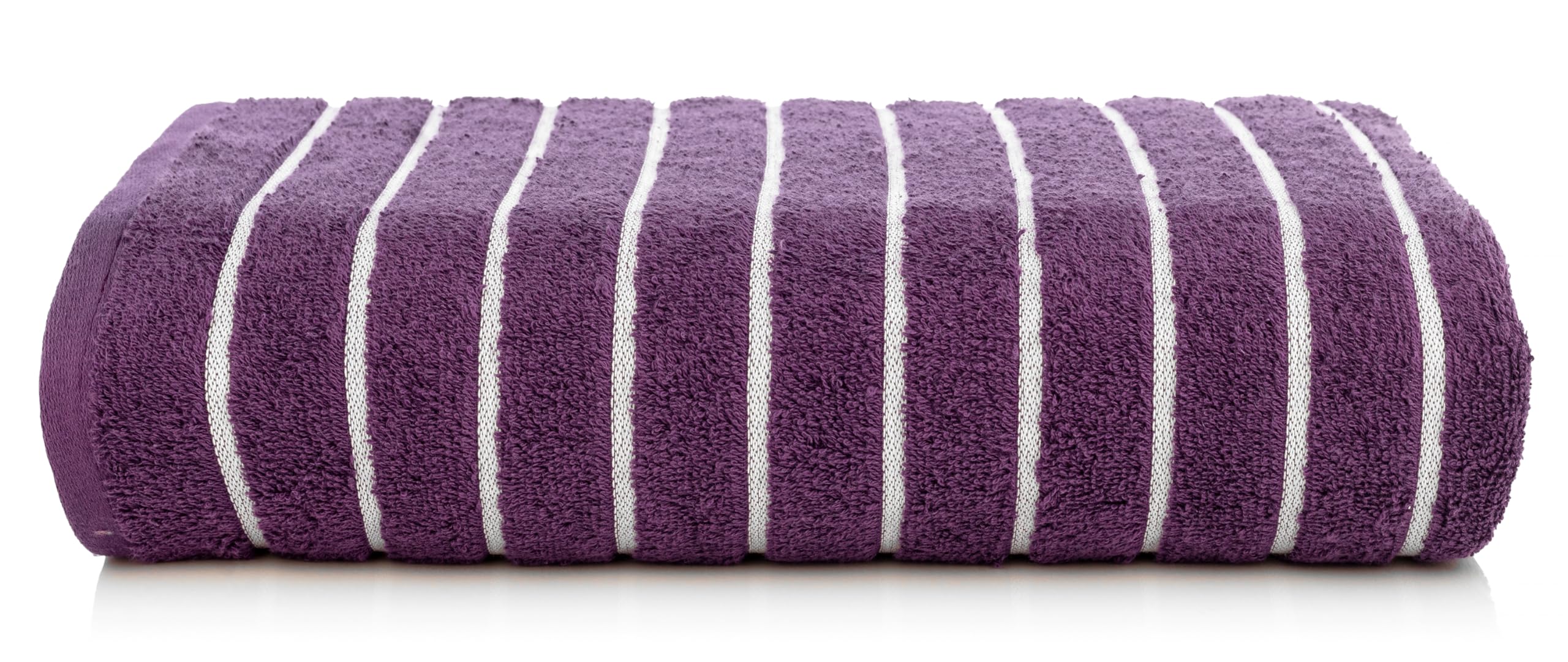Casa Copenhagen - Egyptian Cotton Ecstatic 1 Pcs Large Bath Towel (75 X 150Cm) Colour : Dark Purple