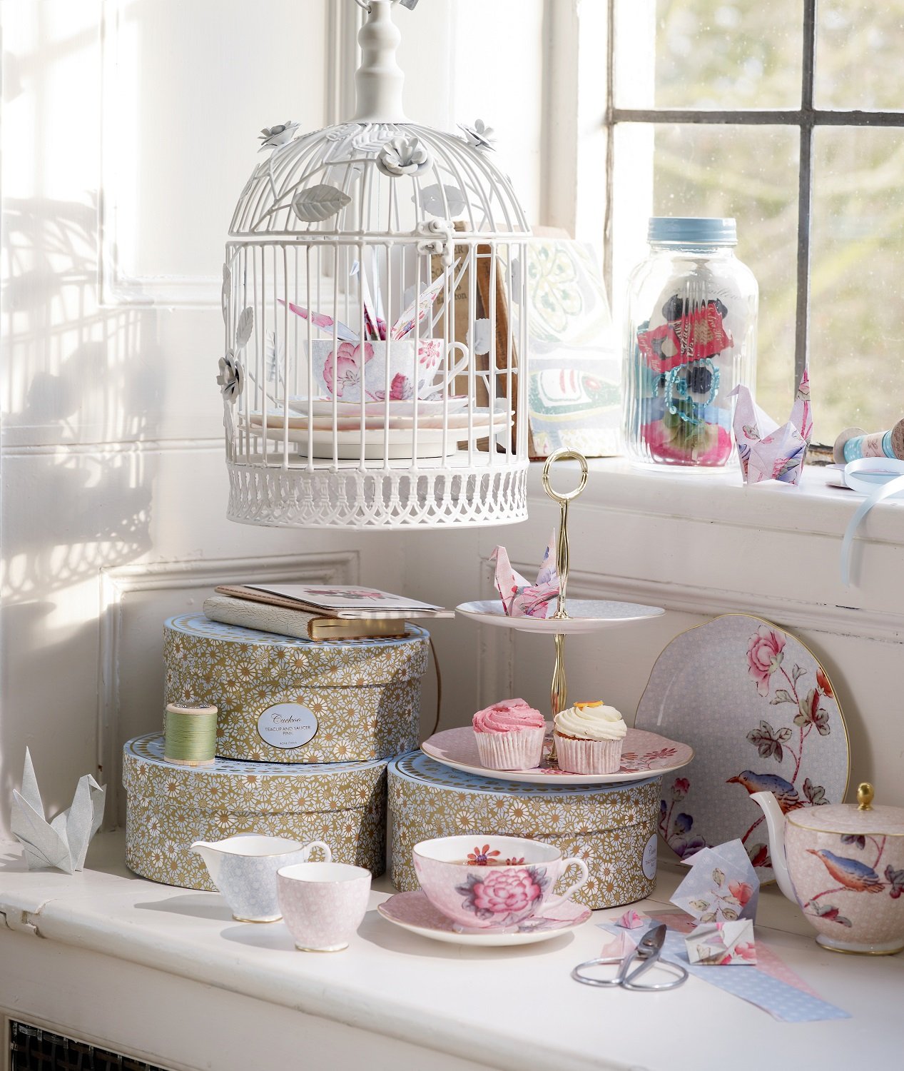 Wedgwood Cuckoo Teacup & Saucer Set, 1 Count (Pack Of 1), Blue