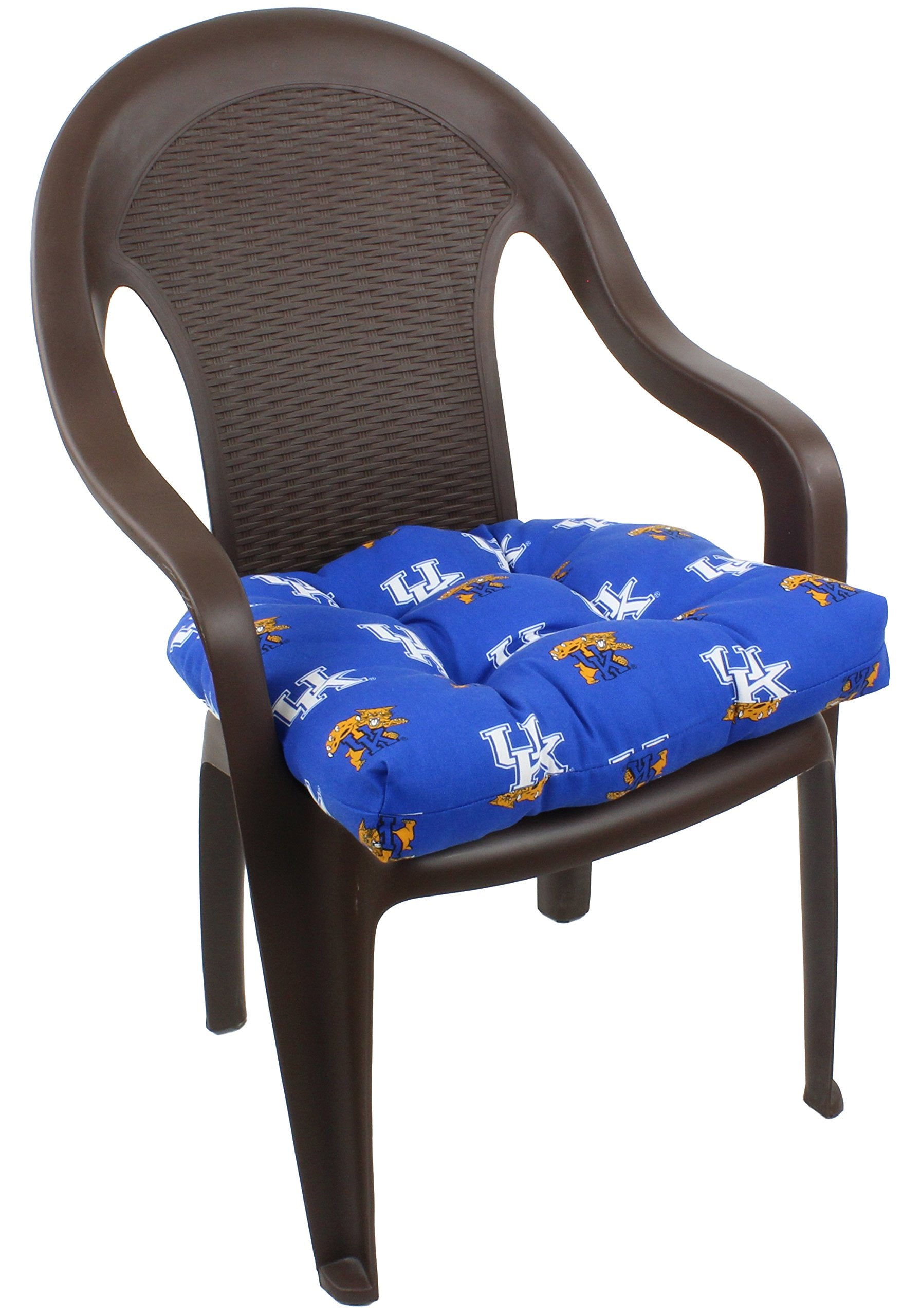 College Covers Comfyseat College Indoor/Outdoor Seat Patio D Cushion, 20'' X 20'', Kentucky Wildcats