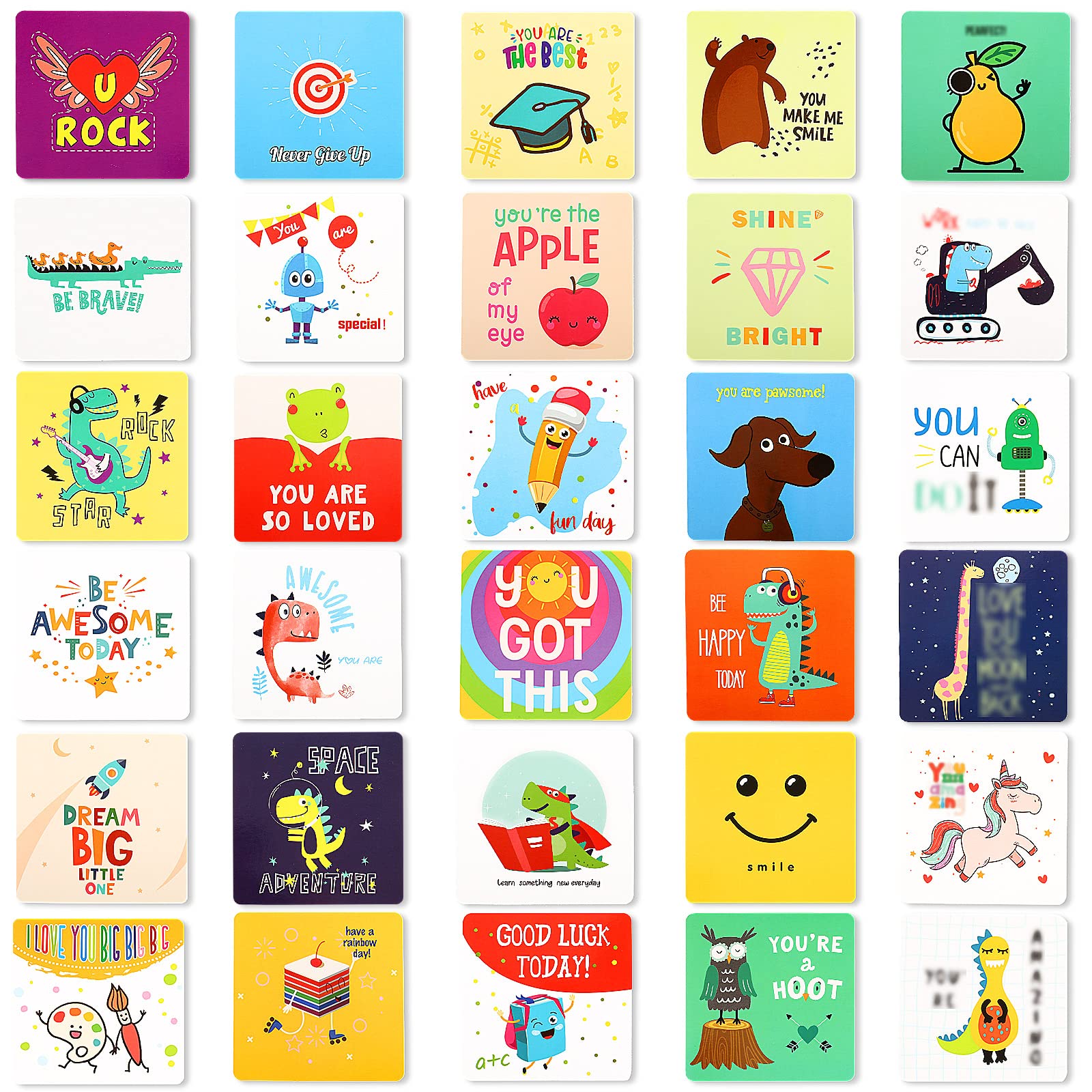 Teling 120 Pieces Lunch Box Notes For Kids Cute Lunchbox Notes For Kindergartners Inspirational And Motivational Kids Lunch Box