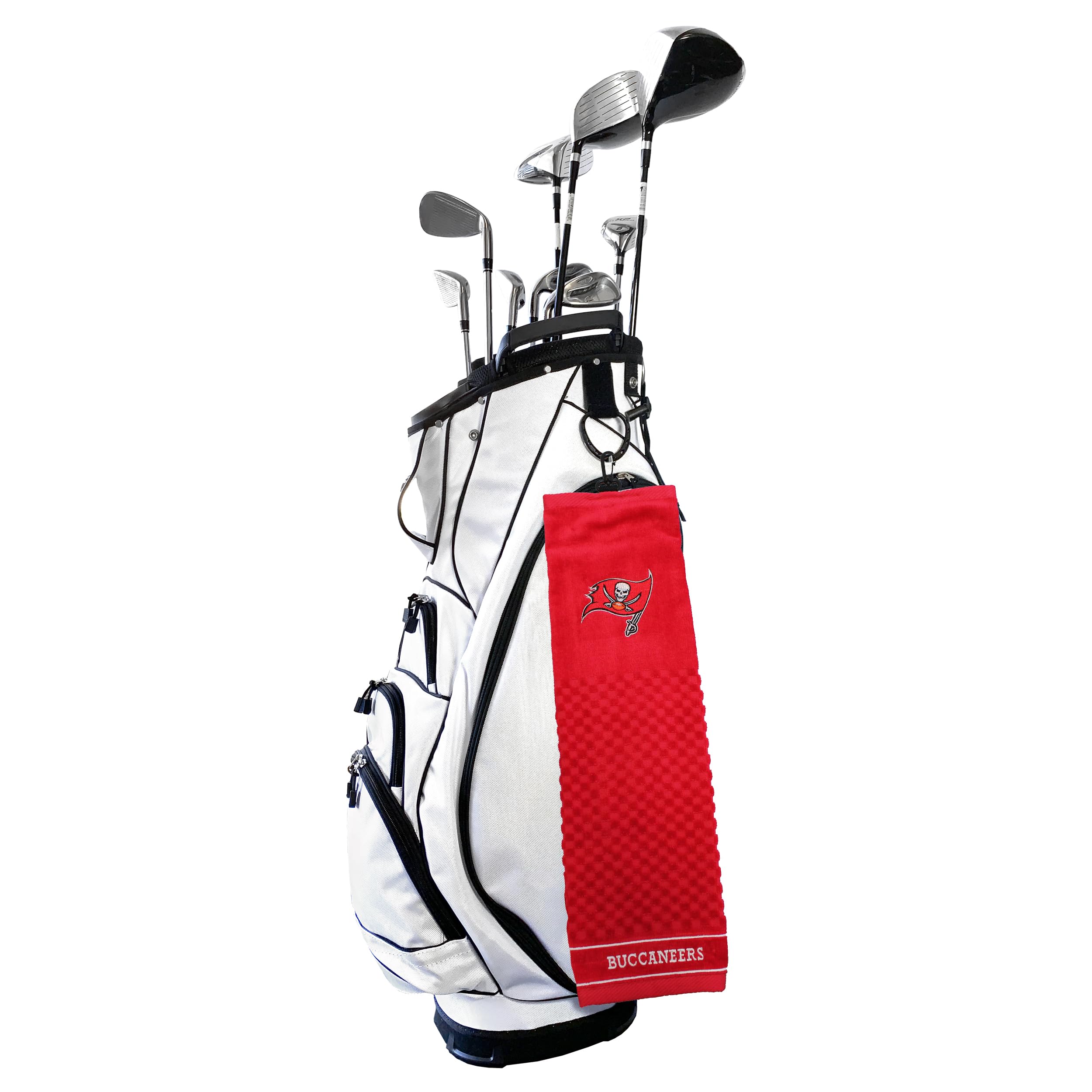 Team Golf Nfl Tampa Bay Buccaneers Embroidered Golf Towel Embroidered Golf Towel, Checkered Scrubber Design, Embroidered Logo