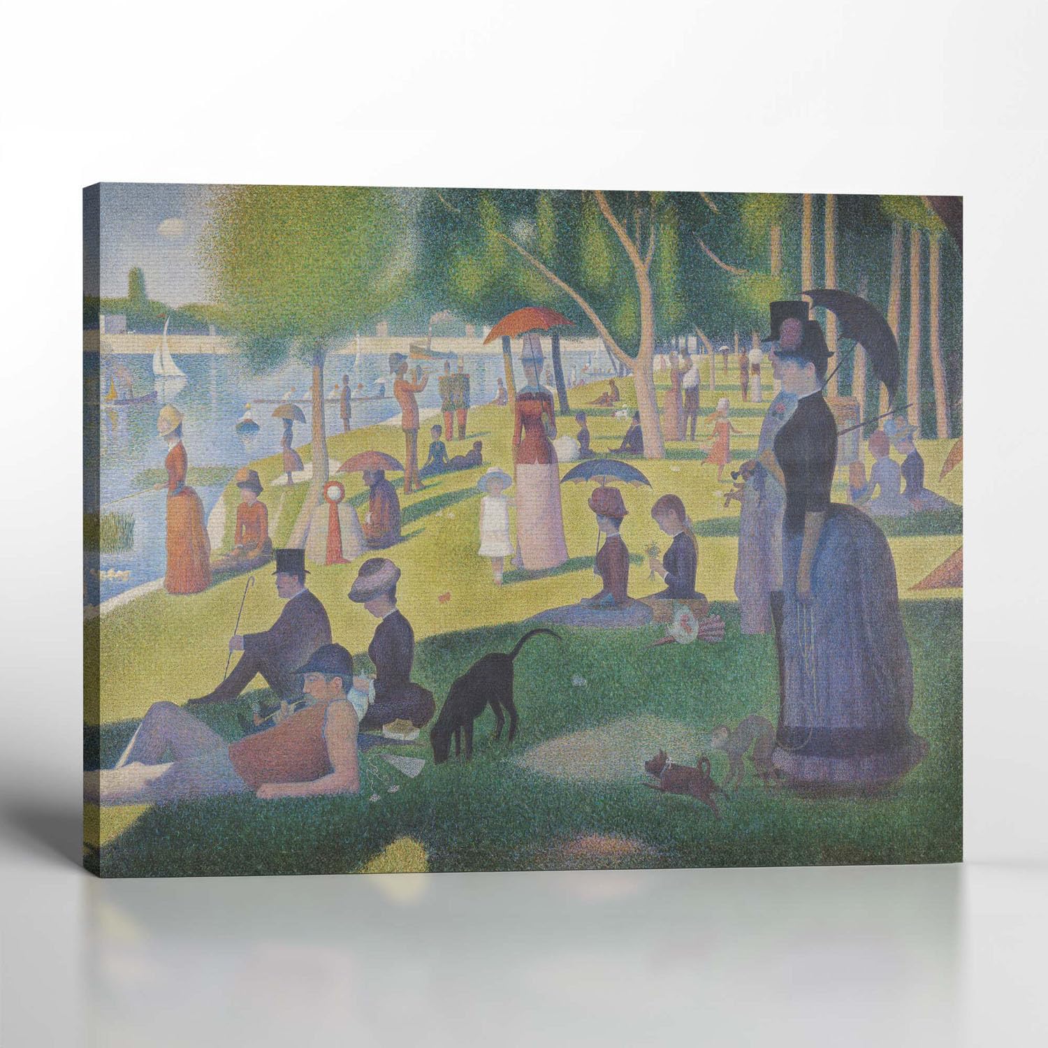 Famous Paintings Wall Art, George Seurat Canvas, Famous Paintings, A Sunday On La Grande Jette Canvas Print, Famous Art Prints, 