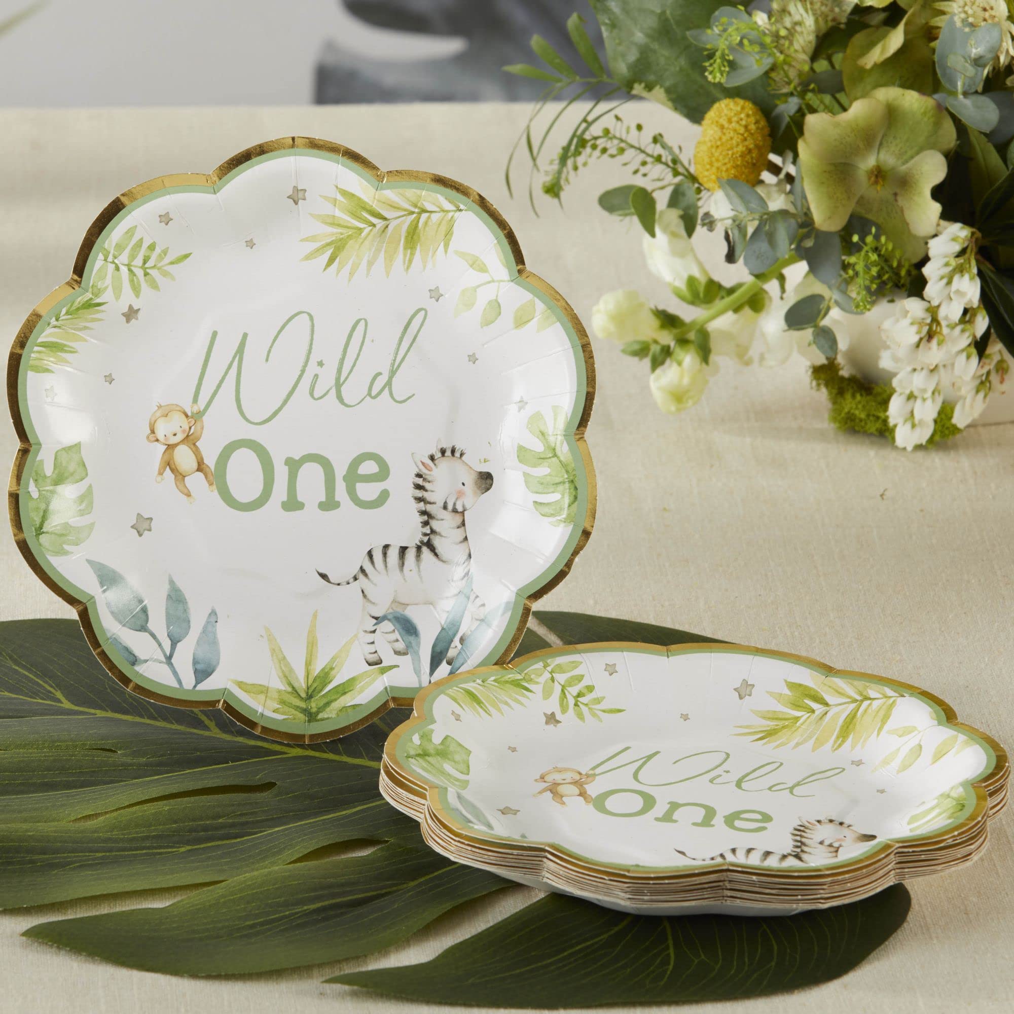 Kate Aspen Safari Decorations Baby Shower, 7 Inch