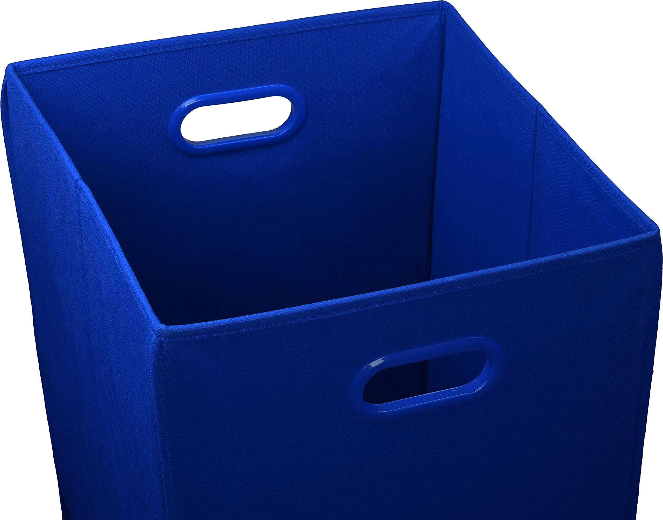 Simple Houseware Foldable Closet Laundry Hamper Basket, Dark Blue