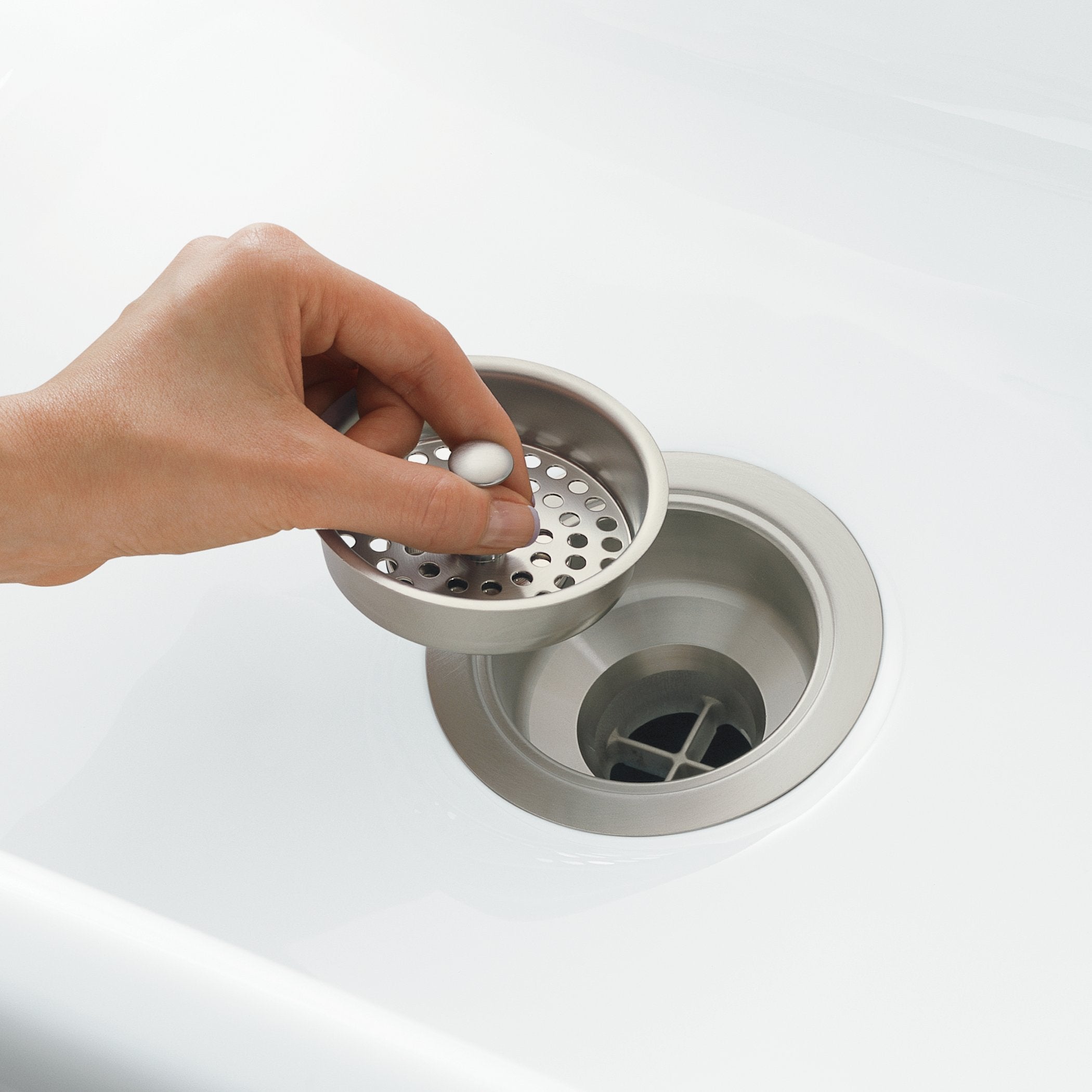 Kohler K-8801-Cp Duostrainer Sink Strainer,Fits Most Standard Kicthen Sinks, Polished Chrome