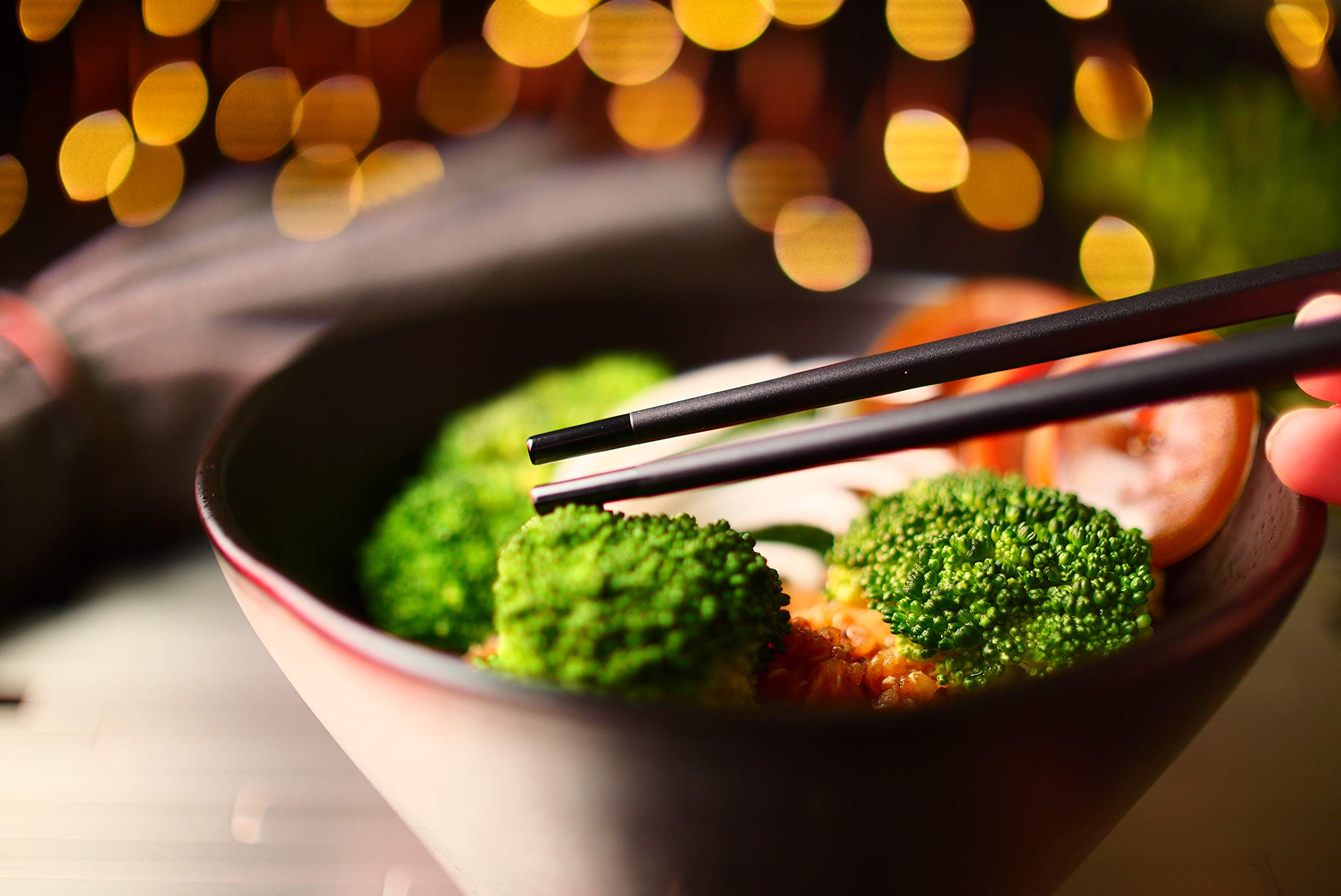 Spoon-Forming Bidirectional Chopsticks With Soft Carrying Pouch (Reusable, One Pair, Black, 2024 Edition W/Tighter Seam)