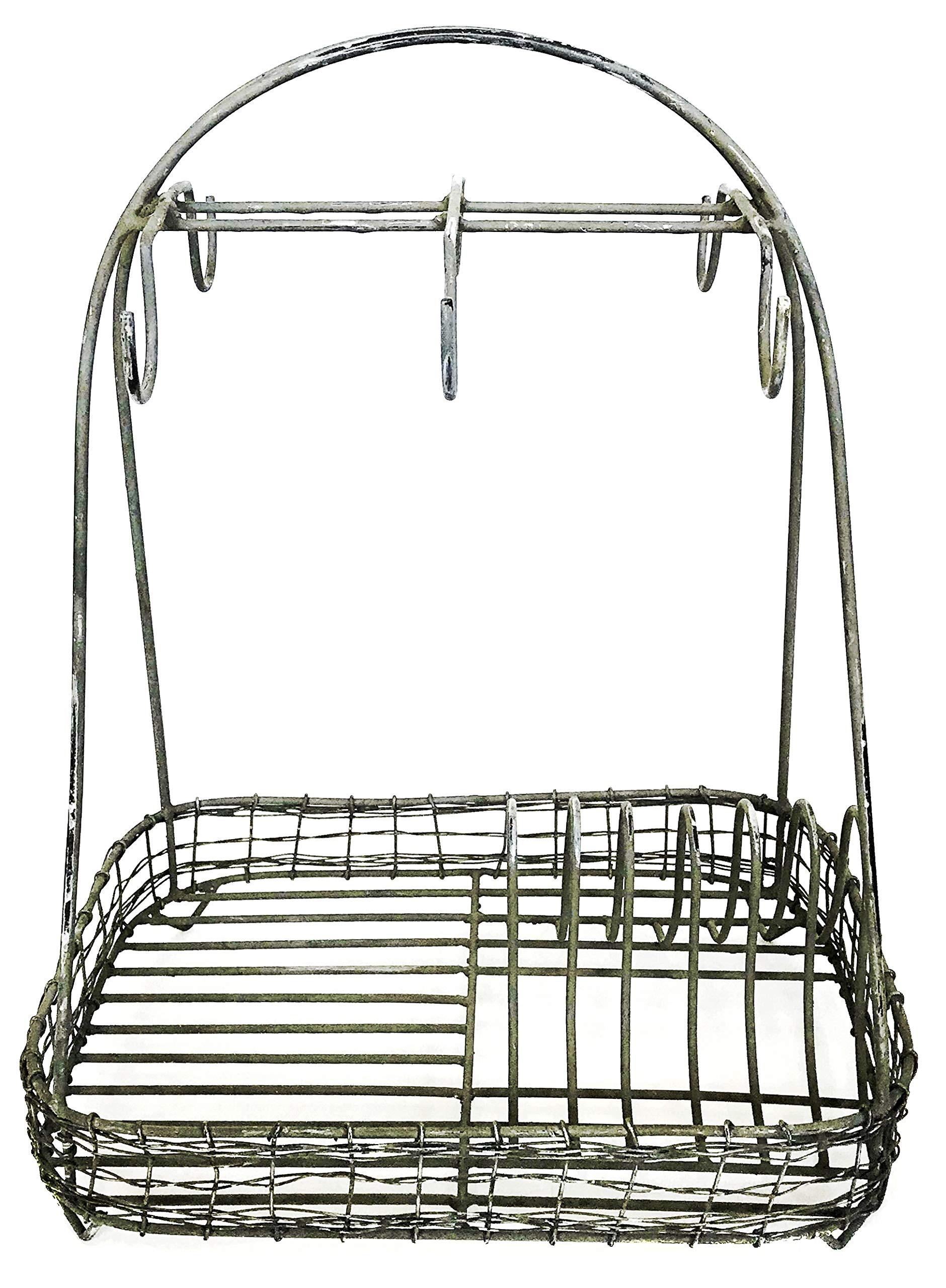 Metal Dish Caddy By Colonial Tin Works,Grey,11.5 X 8.75 X 15