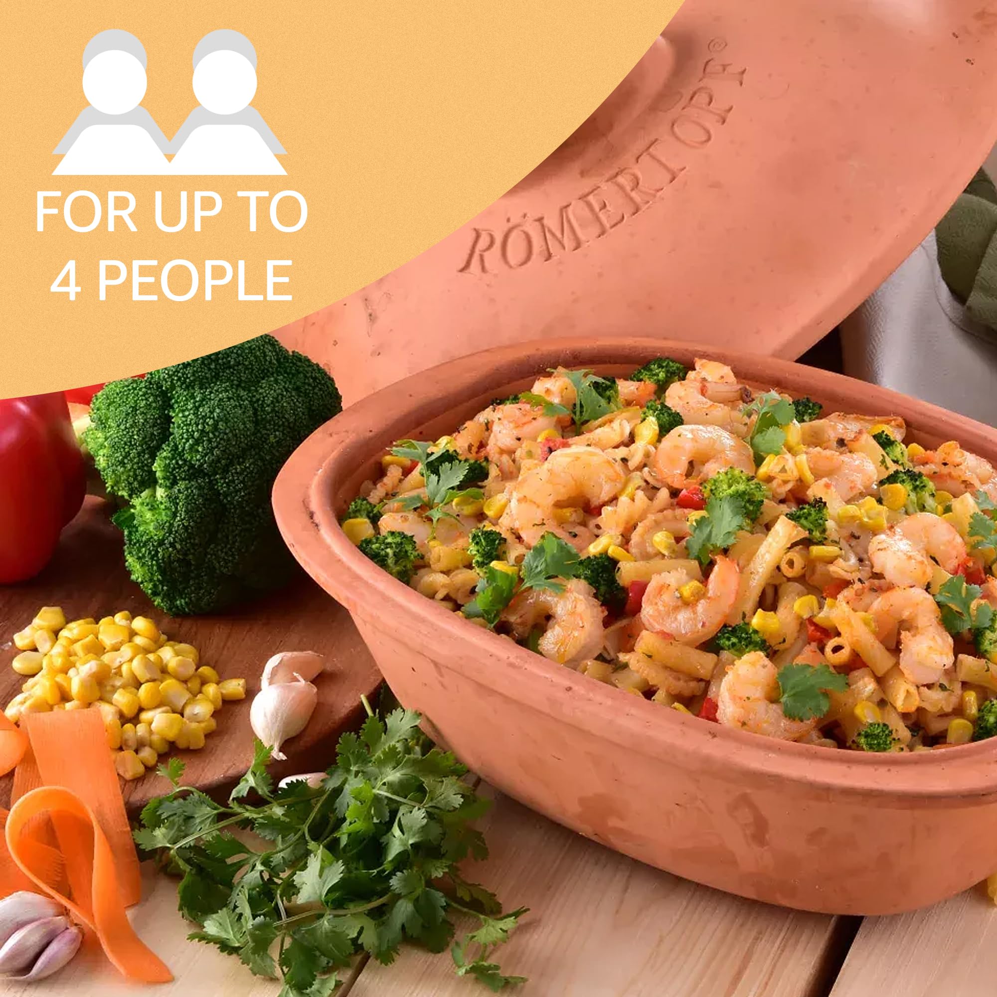 Rmertopf 19005 Clay Baker 4 People Made In Germany