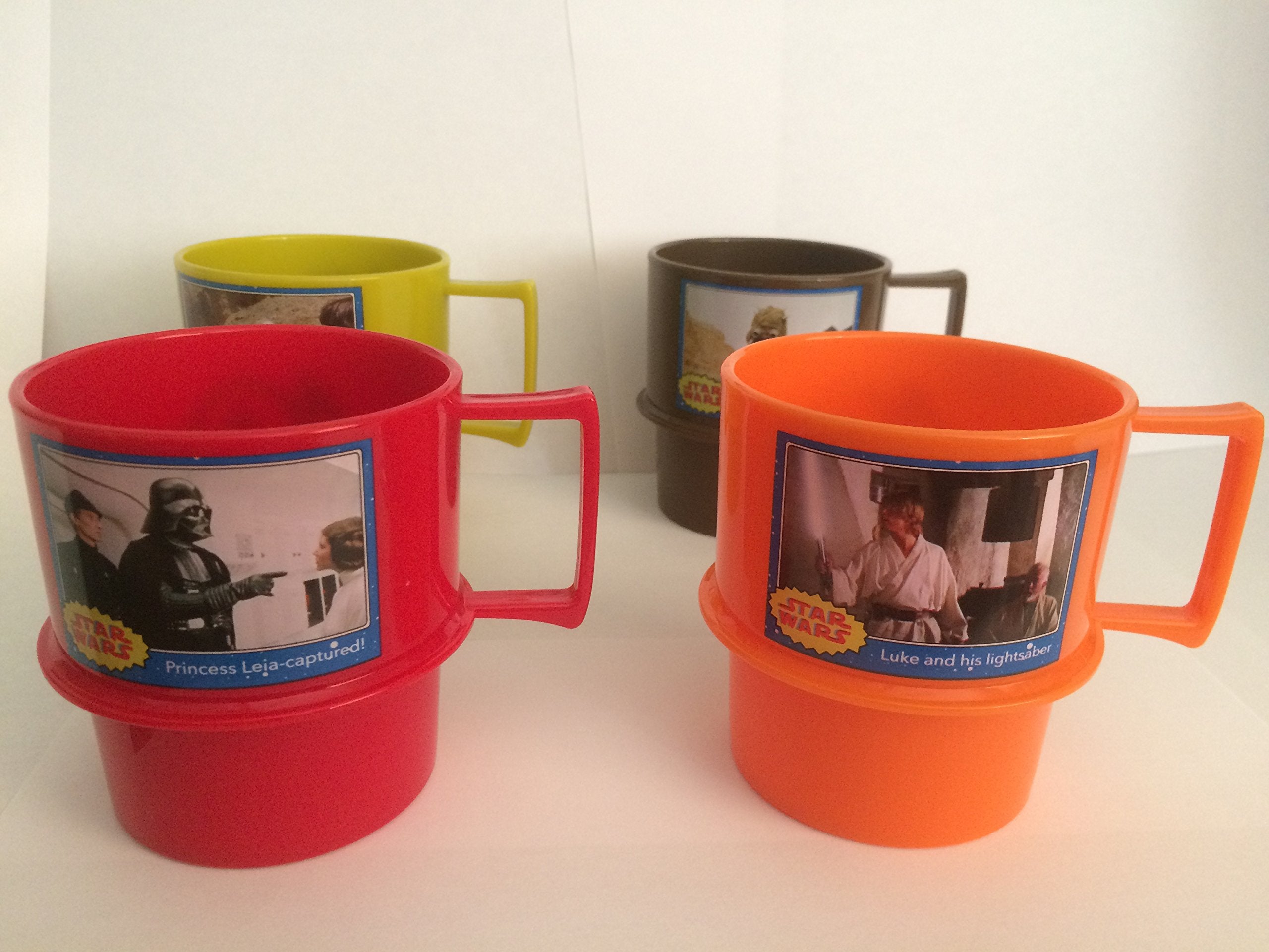 Star Wars Stacking Mugs 40Th Anniversary Set Of 4 Mugs