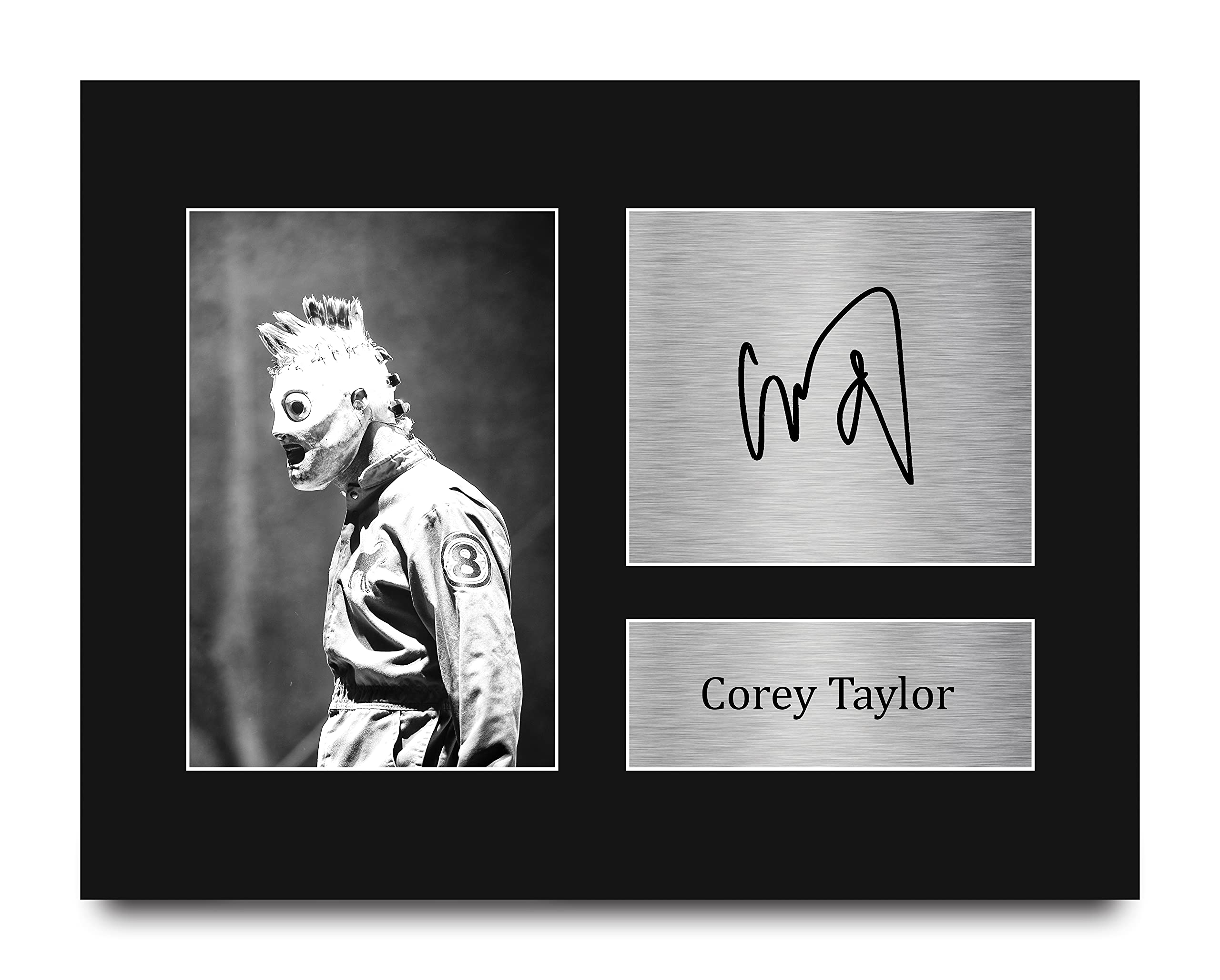 Hwc Trading Corey Taylor Slipknot Gifts Usl Printed Signed Autograph Picture For Music Memorabilia Fans - Us Letter Size