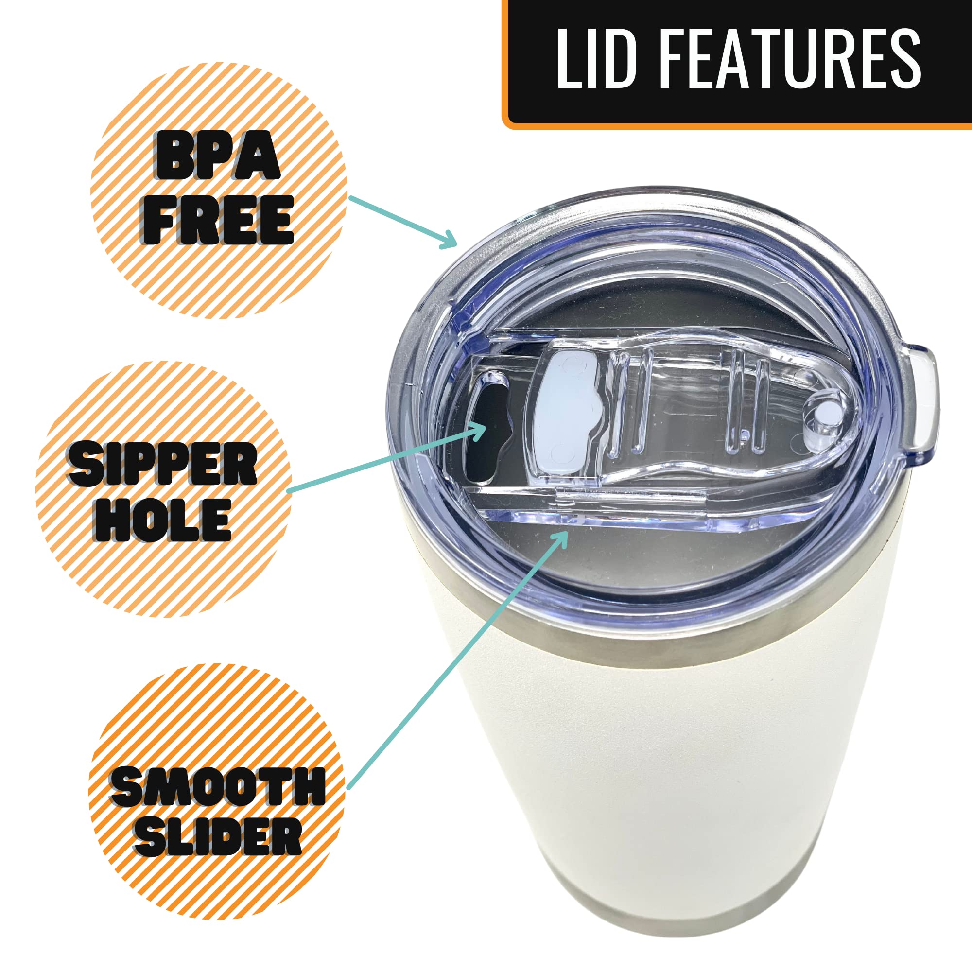 Brooke & Jess Designs Uncle Gift Tumbler - Large Travel Cup - Funny Gifts For Uncles