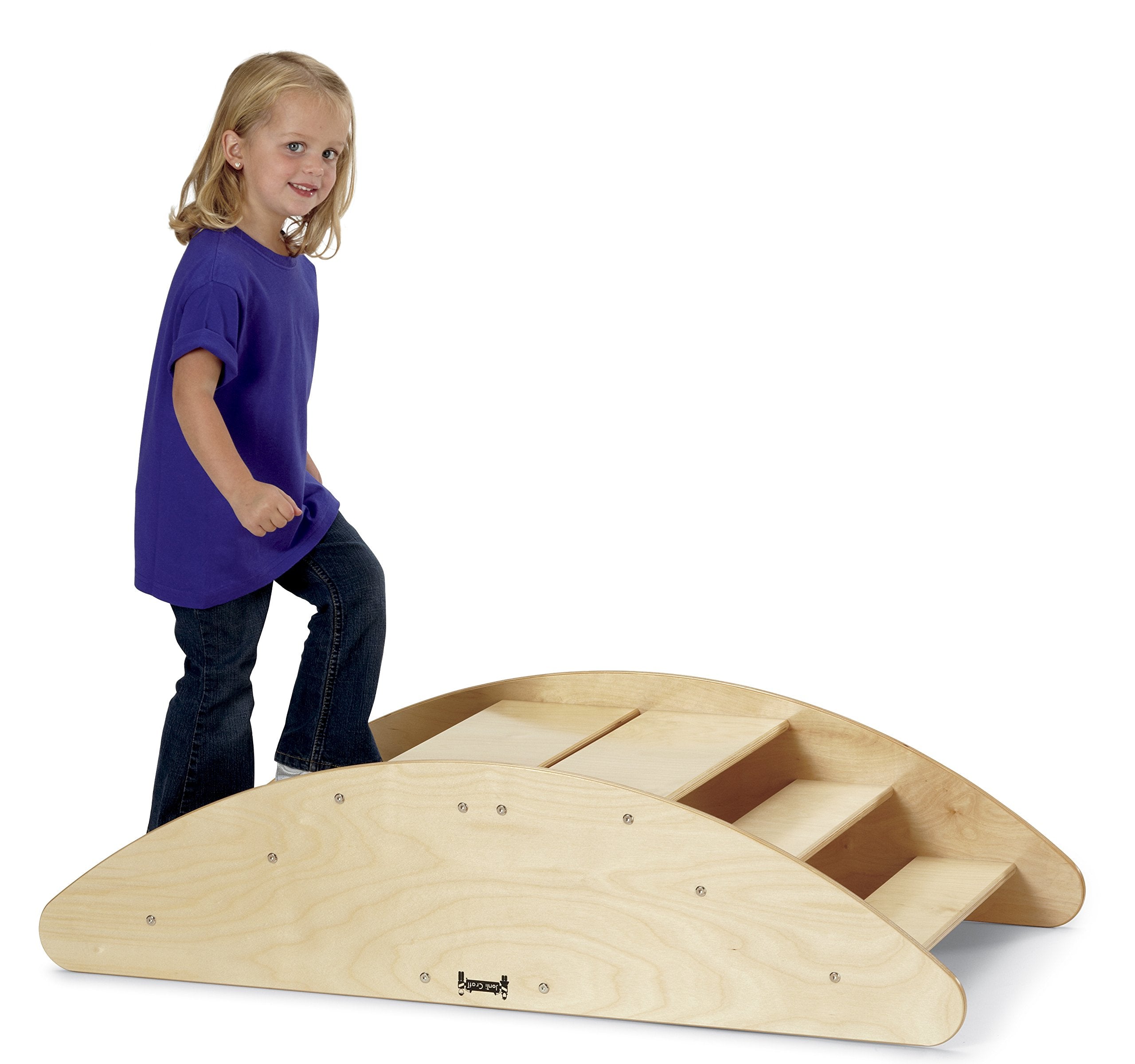 Jonti-Craft 0250Jc Step Rocking Boat, Medium, Natural