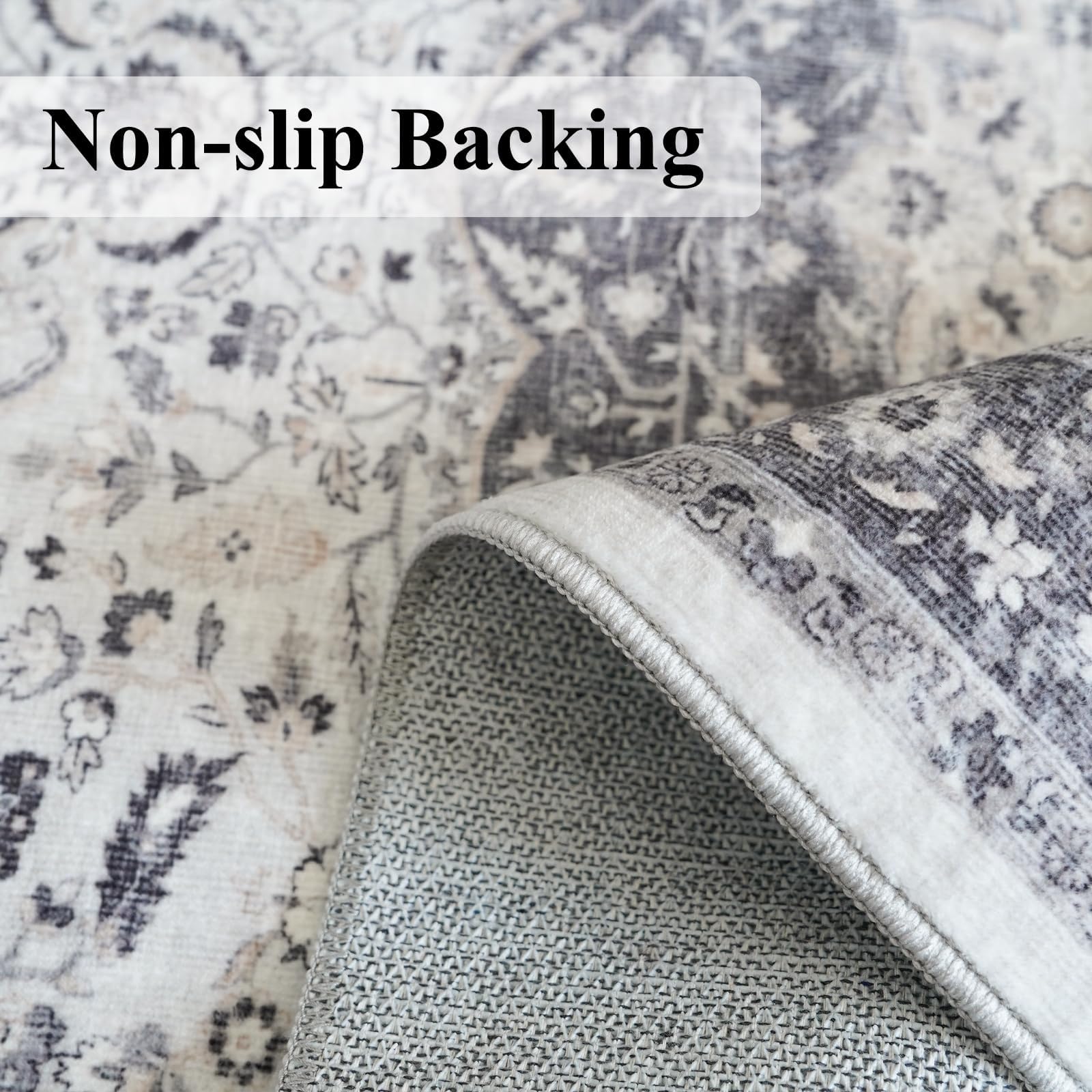 Washable 2x4 Kitchen Sink Rugs: Washable Non-Slip Hardwood Floor Mat for Stove Soft Stain Resistant Carpet Boho Home Decor for H