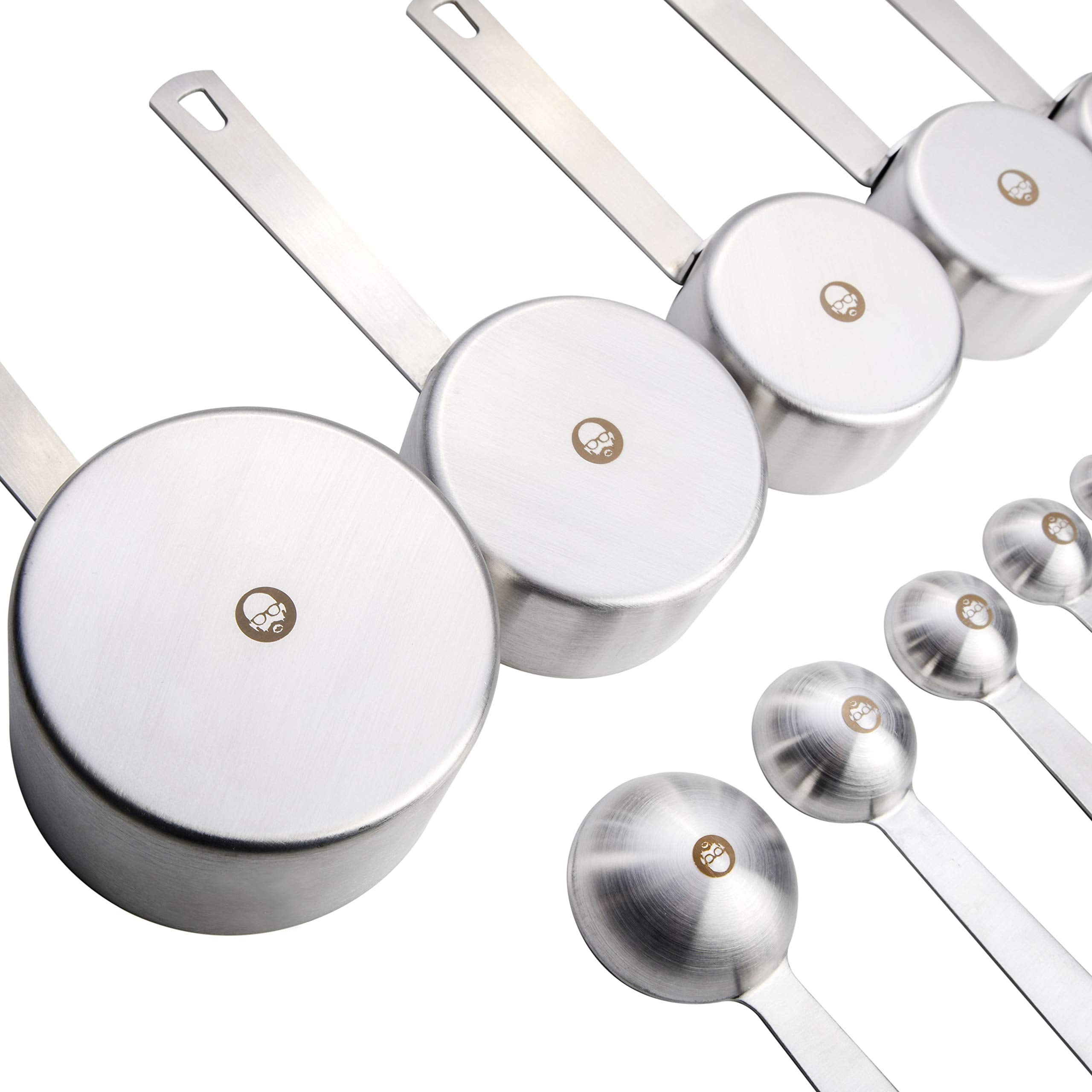 Babish 10-Piece Stainless Steel Measuring Cups & Spoon Set