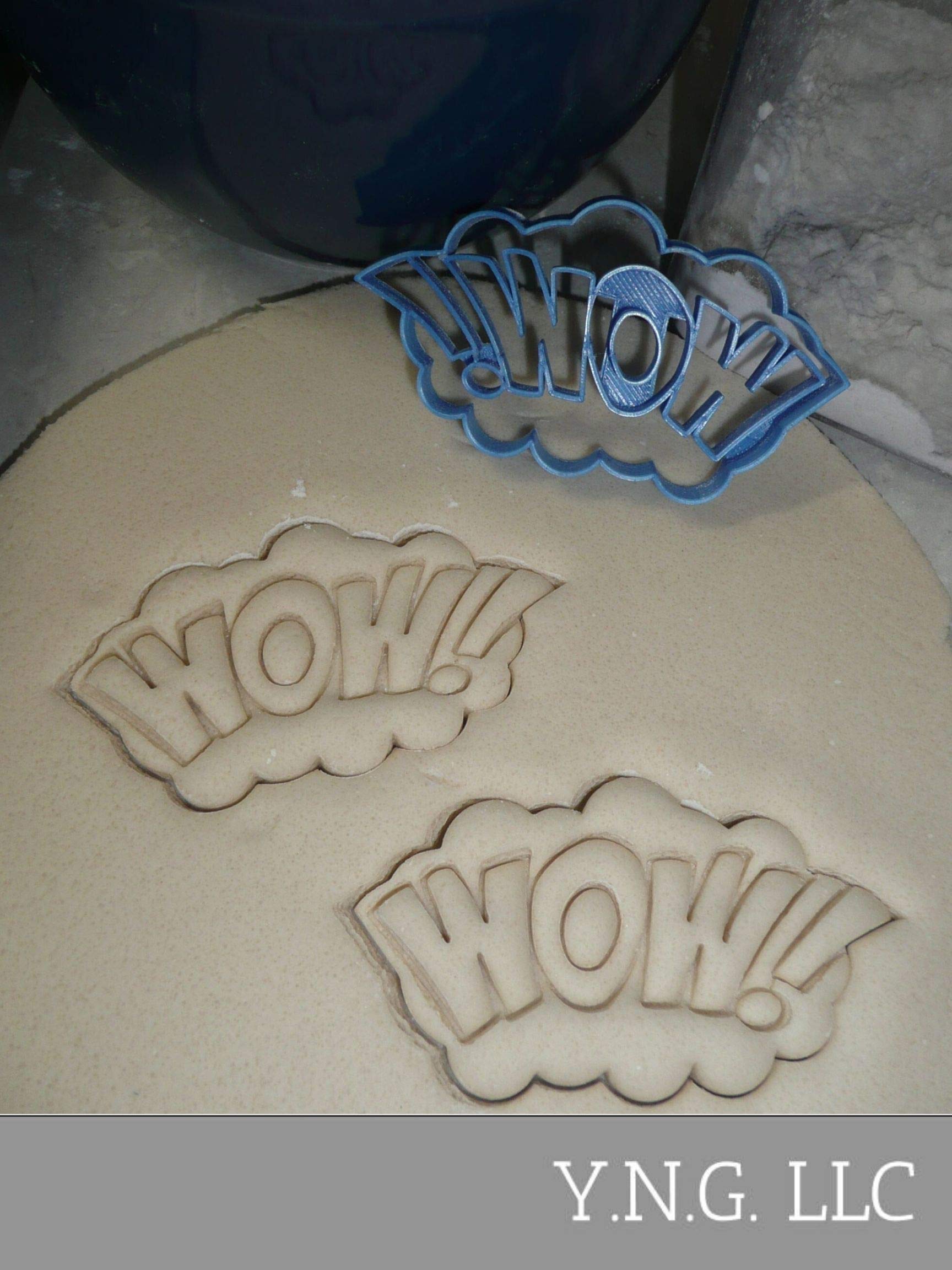 Wow Sign Quote Superhero Super Hero Comic Book Cookie Cutter Made In Usa Pr3201