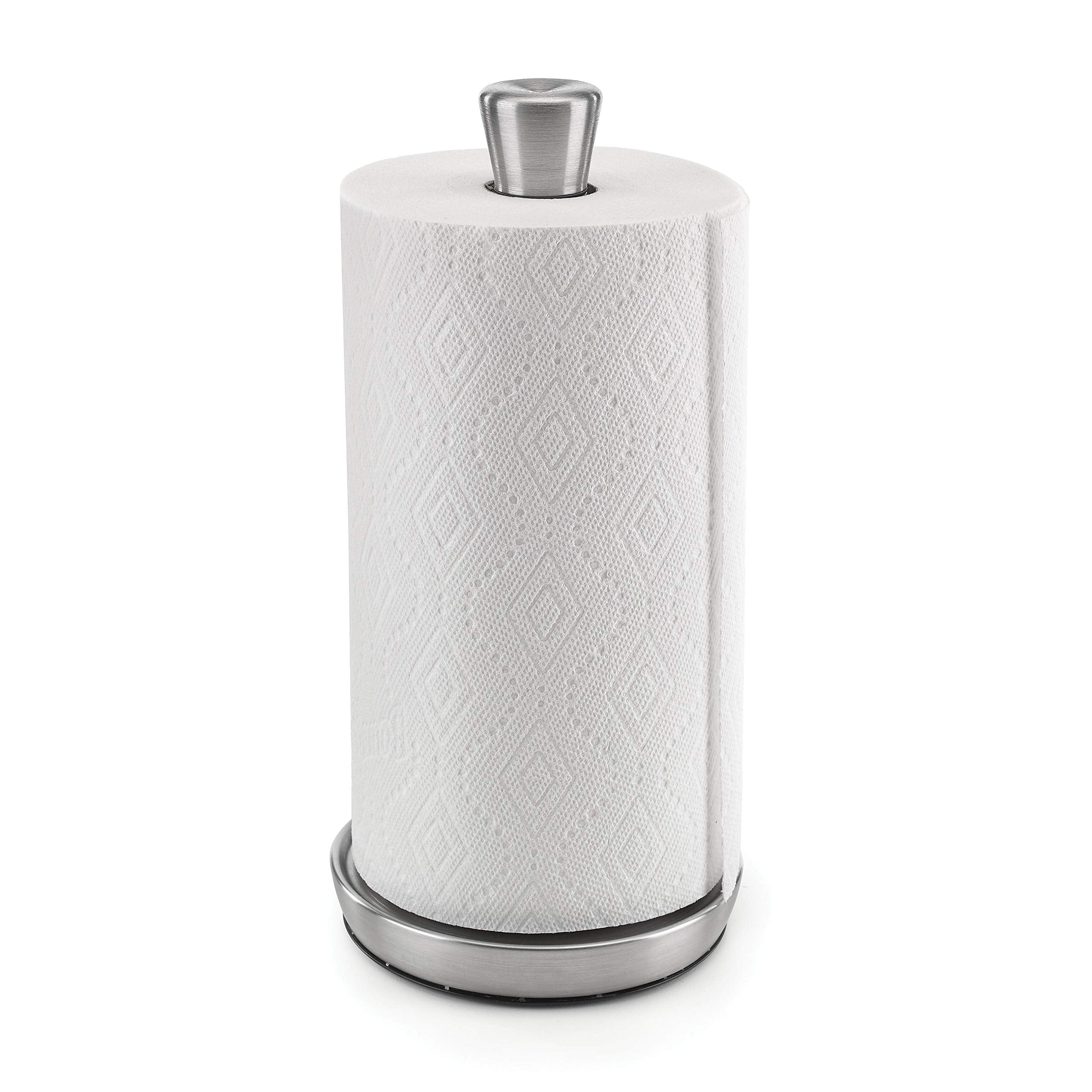 Polder Kth-7065-432 Fleur Paper Towel Holder, Silver