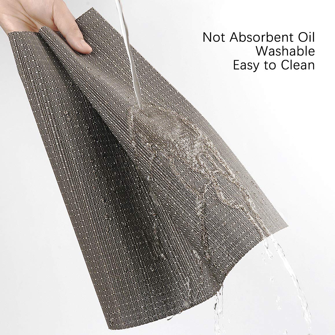 Myir Jun Place Mats, Table Mats Set Of 6 Indoor Placemats Washable Non-Slip Heatproof Woven Placemats For Dining Table Fabric Pl