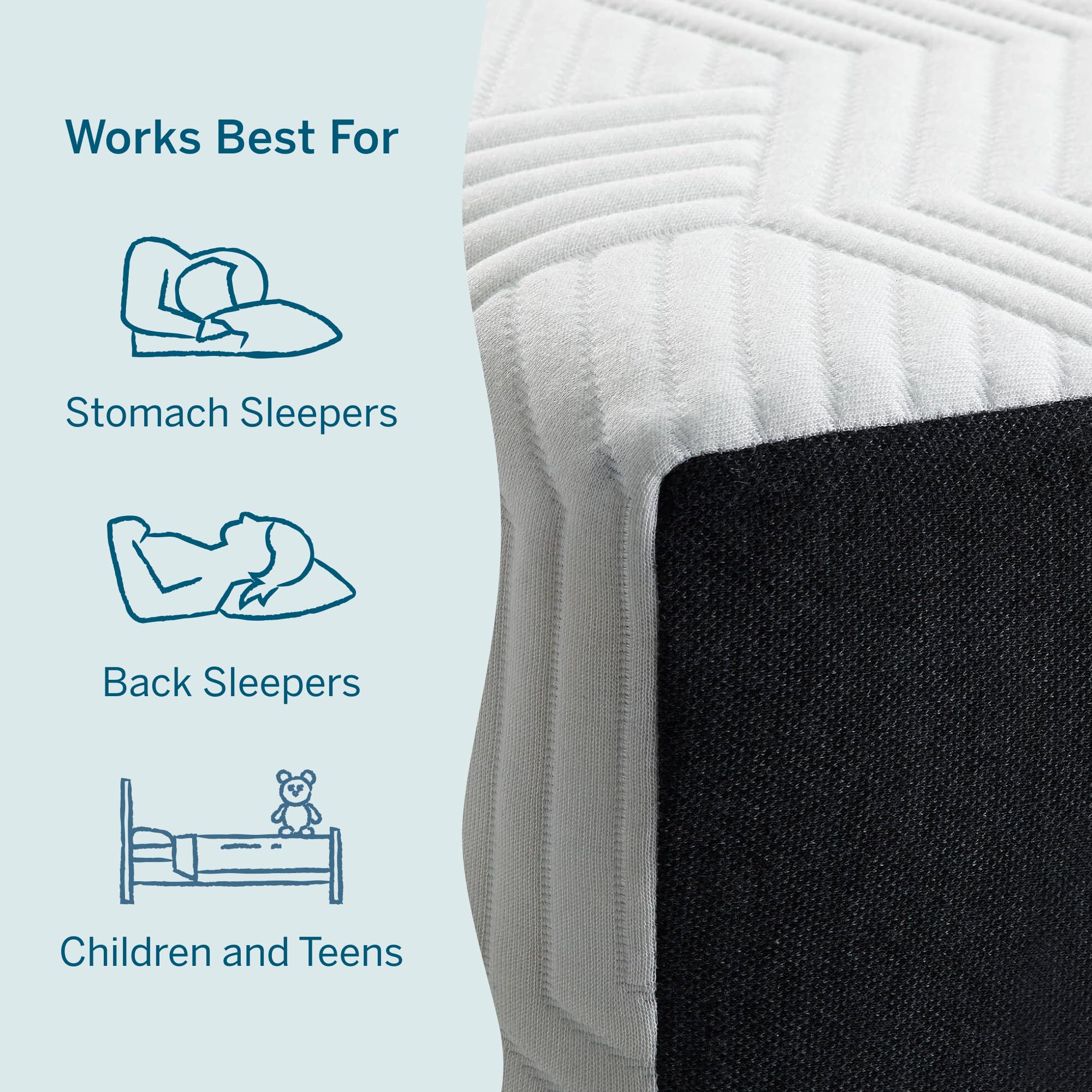 Lucid 8 Inch Memory Foam Mattress - Medium Firm Feel - Infused with Refreshing Bamboo Charcoal and Cooling Gel - Bed in a Box -