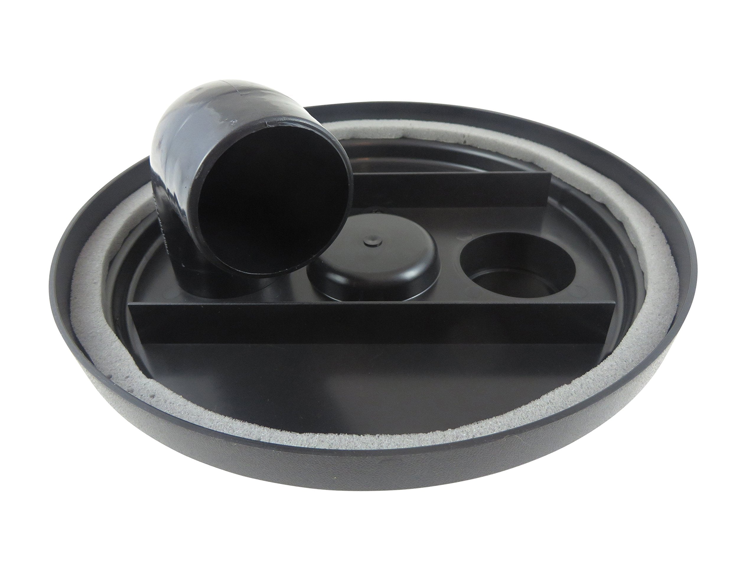 Taytools 114970 2-1/2 Inch Dust Collection Cyclone Separator Lid For 5 Gallon Pails Buckets Trash Cans