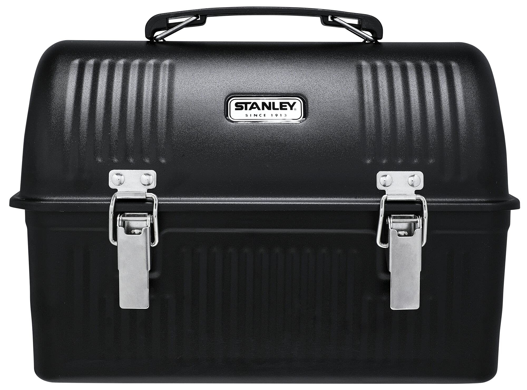 Stanley Classic 10Qt Lunch Box - Large Lunchbox - Fits Meals, Containers, Thermos - Easy To Carry, Built To Last - Matte Black