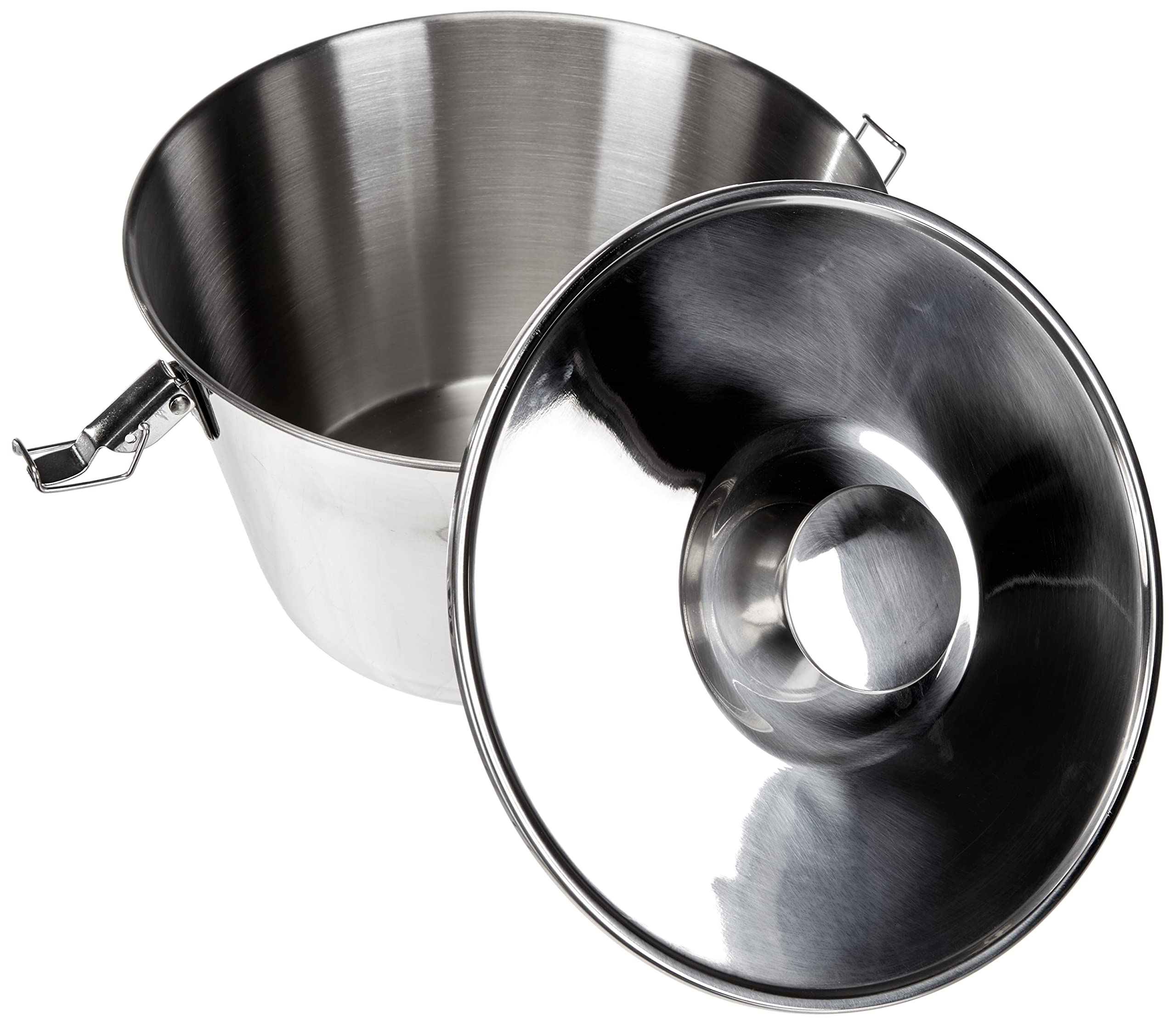 Ibili Stainless Steel Flan Mold 61 Oz, Made In Spain, Water Bath Cheesecake Pan, Pudding Pan For Baking With Lid