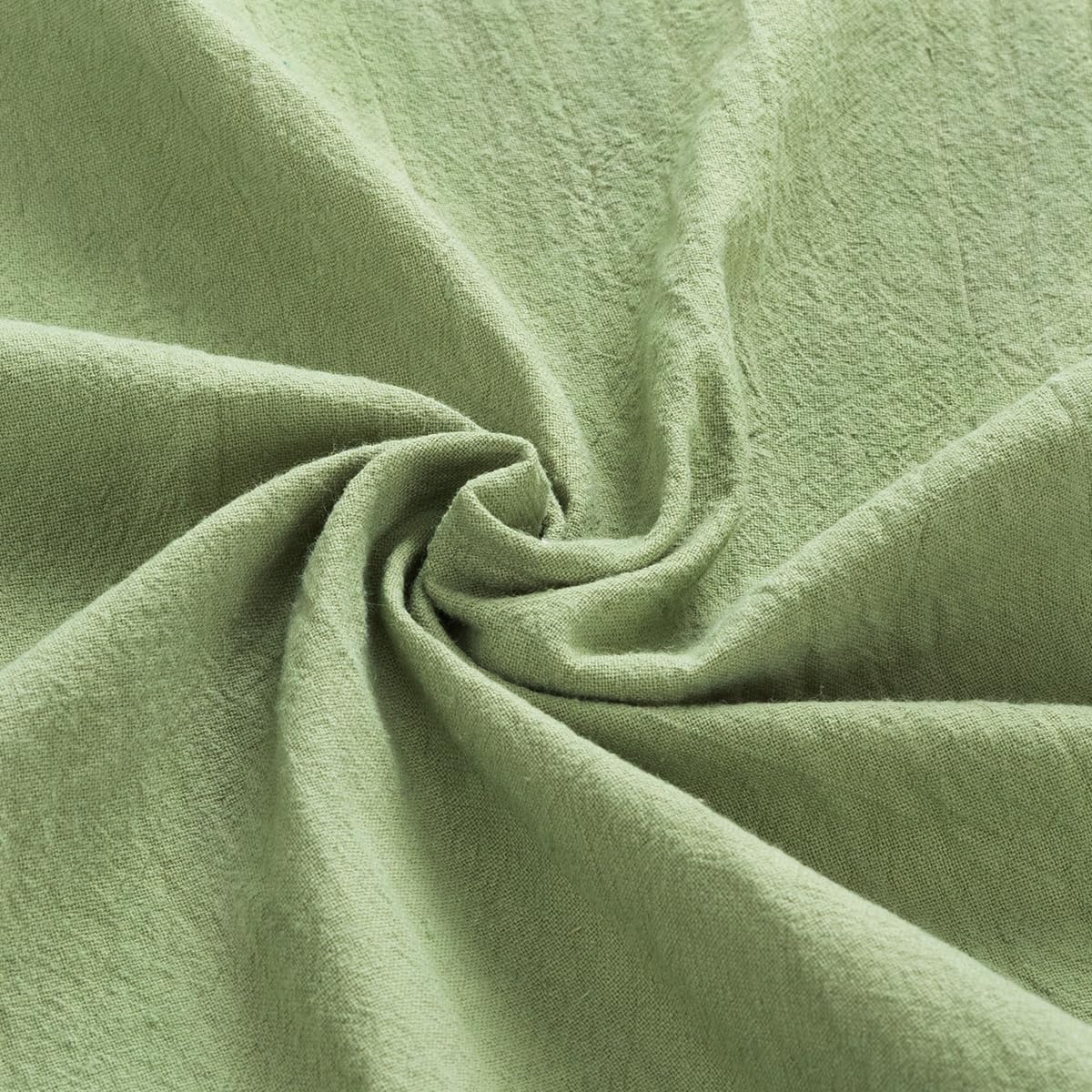 Mlmw Easter Cloth Napkins Set Of 8 Sage Green Spring Linen Cotton Dinner Napkins Cloth Bulk Washable 16''  16'' For Wedding Baby