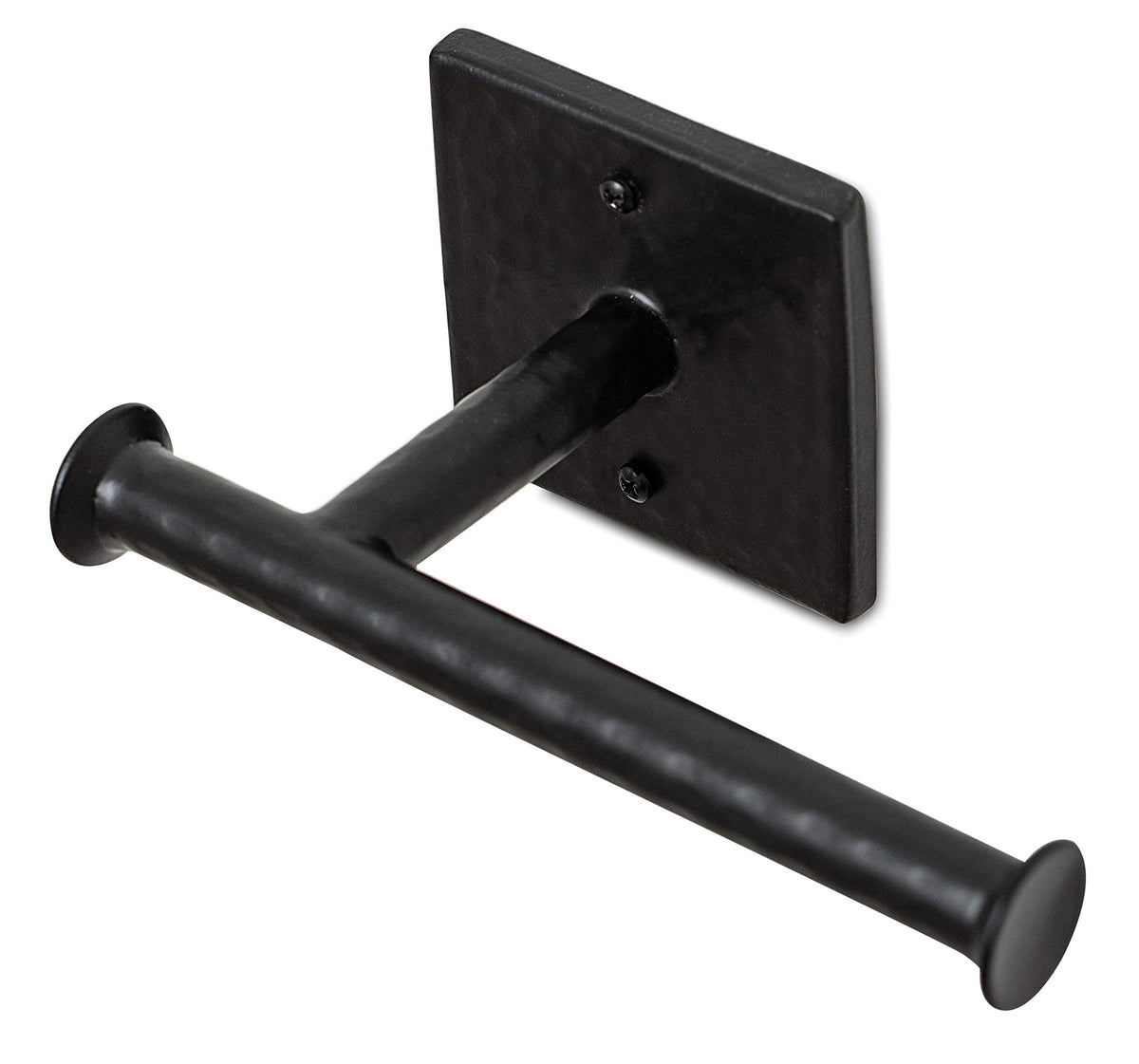 Monarch Abode 19133 Hand Hammered Metal Toilet Paper Holder And Dispenser For Bathroom Hardware And Storage, Holds, Dispenses, M
