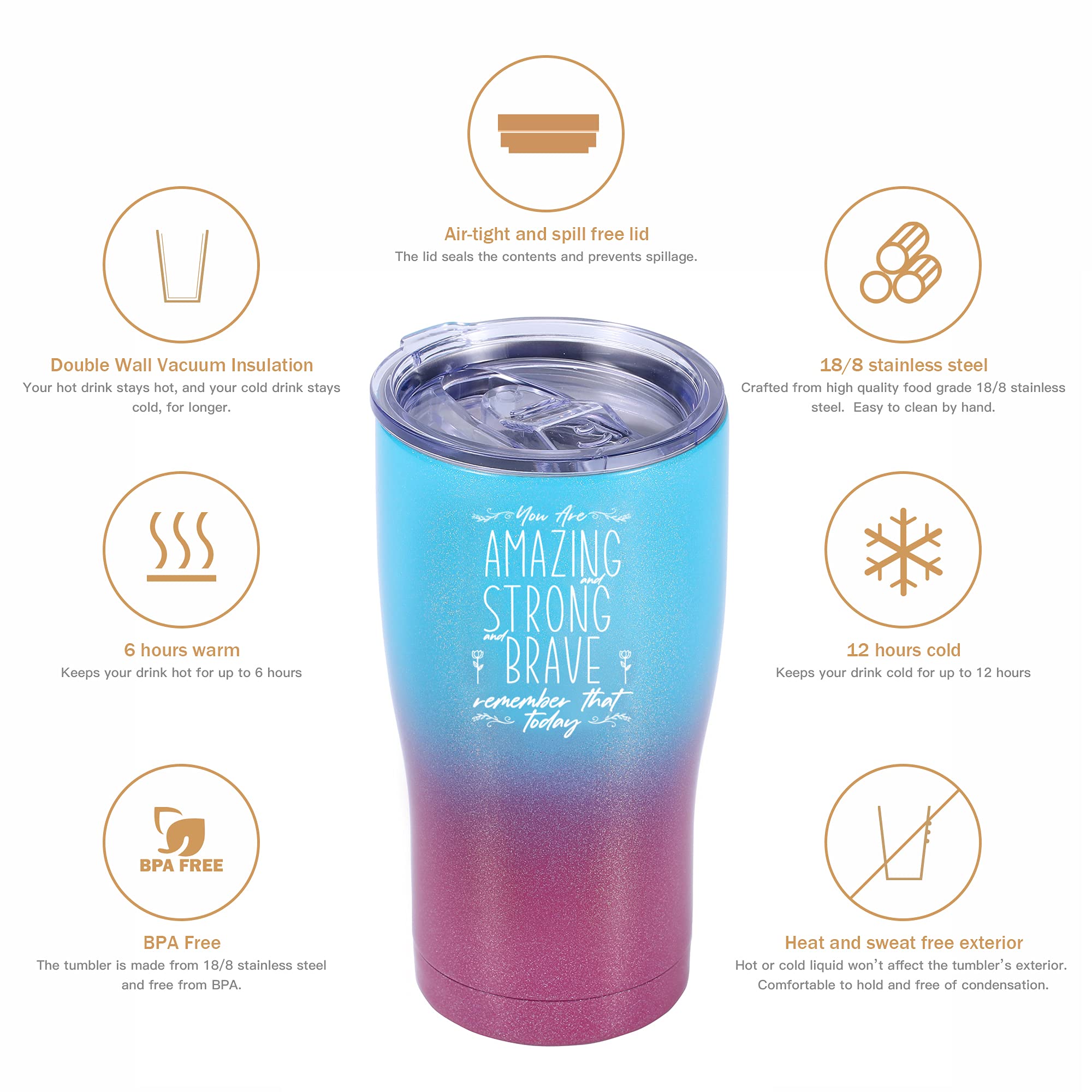 Shamone Inspirational, Amazing Strong Brave, Tumbler, Birthday, Best Friend, Christian