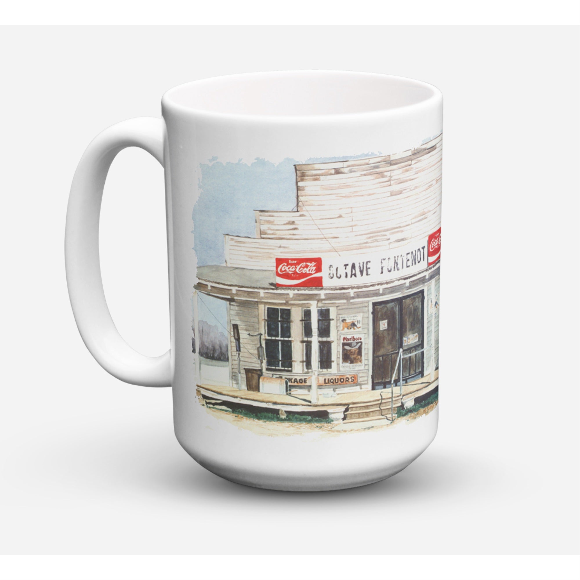 Carolines Treasures 8111CM15 Octave Fontenot Microwavable Ceramic Coffee Mug 15 oz Multicolor