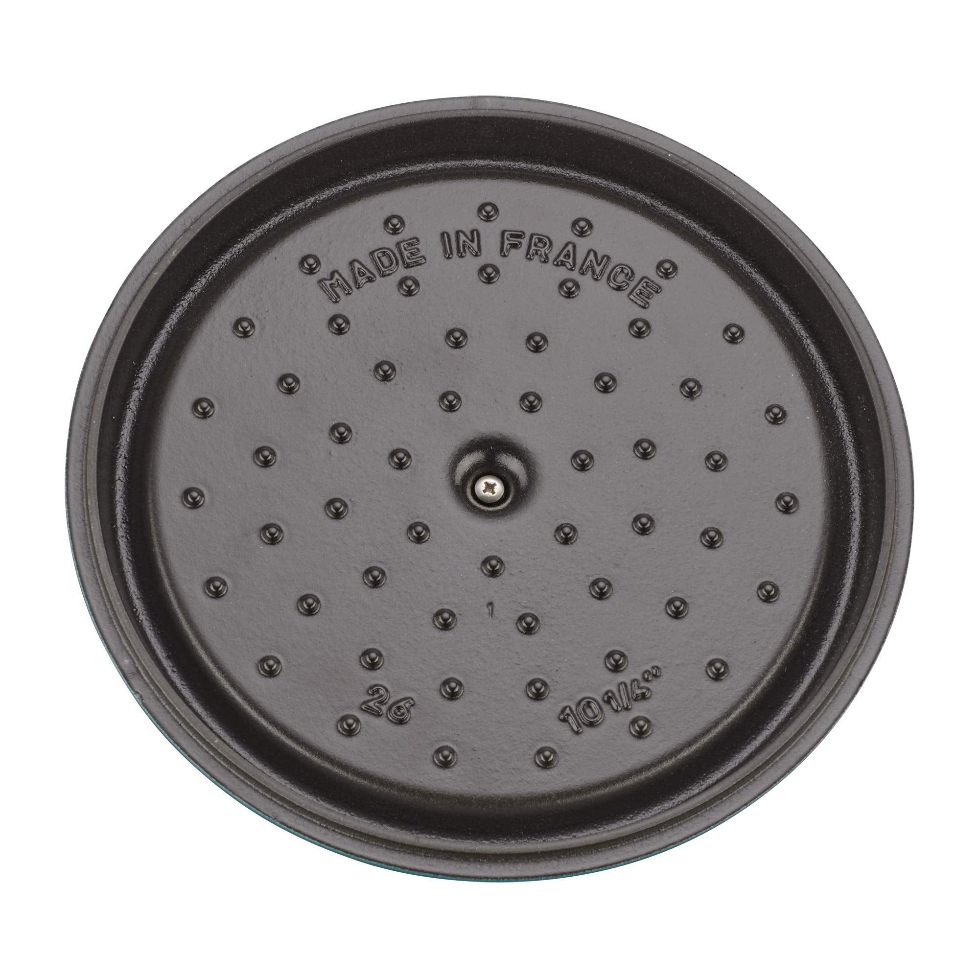 Staub Cast Iron 5.5-Qt Round Cocotte - Turquoise, Made In France