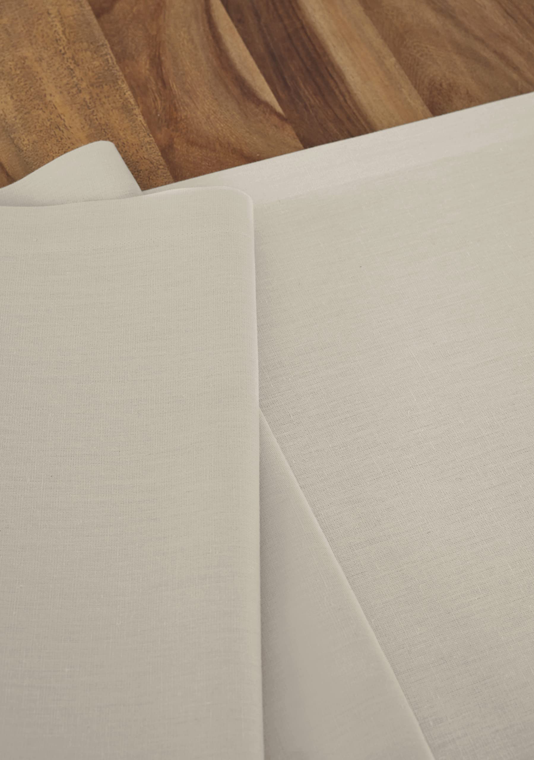 Solino Home Linen Dinner Napkins 20 X 20 Inch - Dru Cotton Linen Cloth Napkins Set Of 4 For Spring, Easter - Handcrafted And Mac