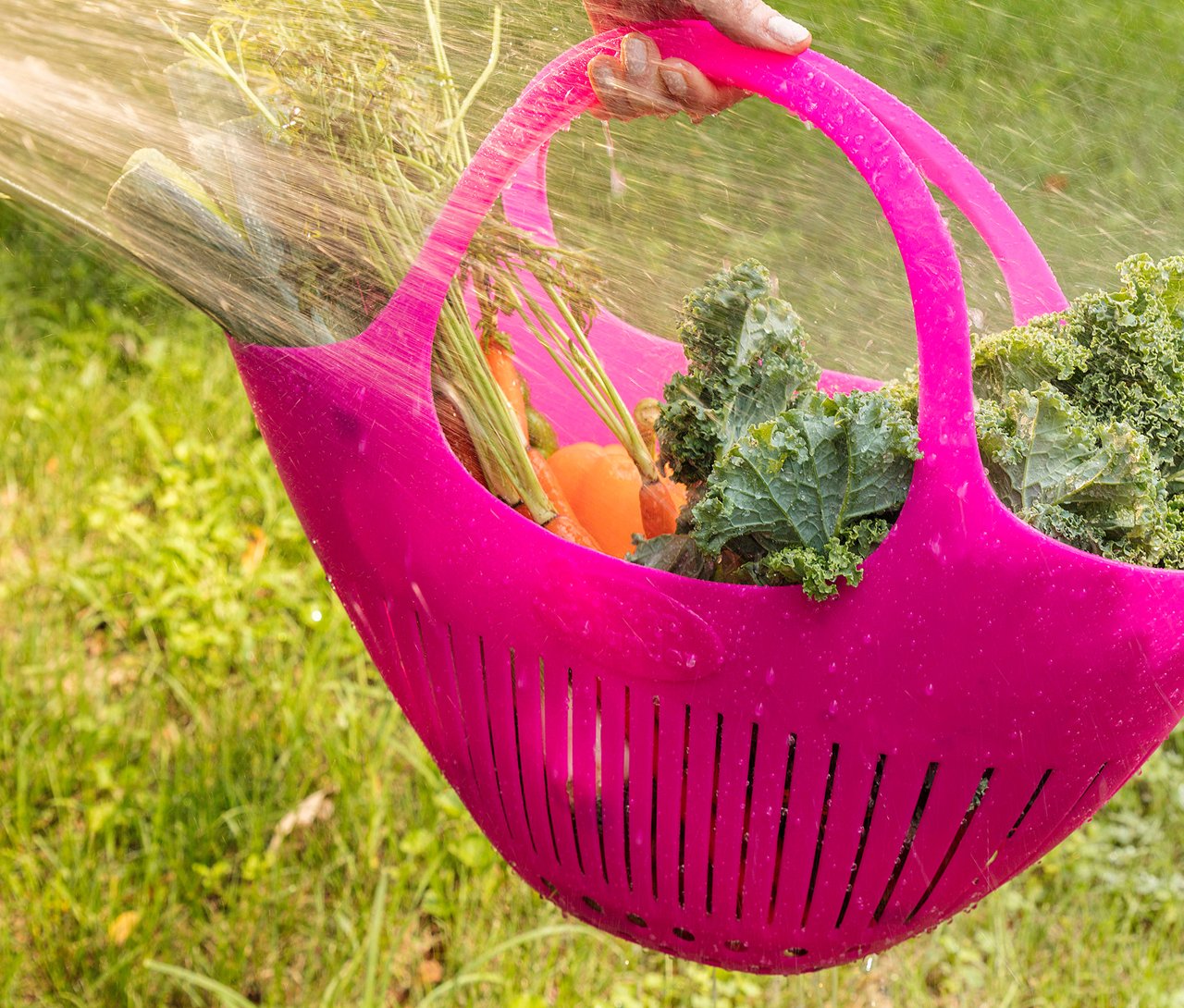 Hutzler Garden Colander, Green, Large