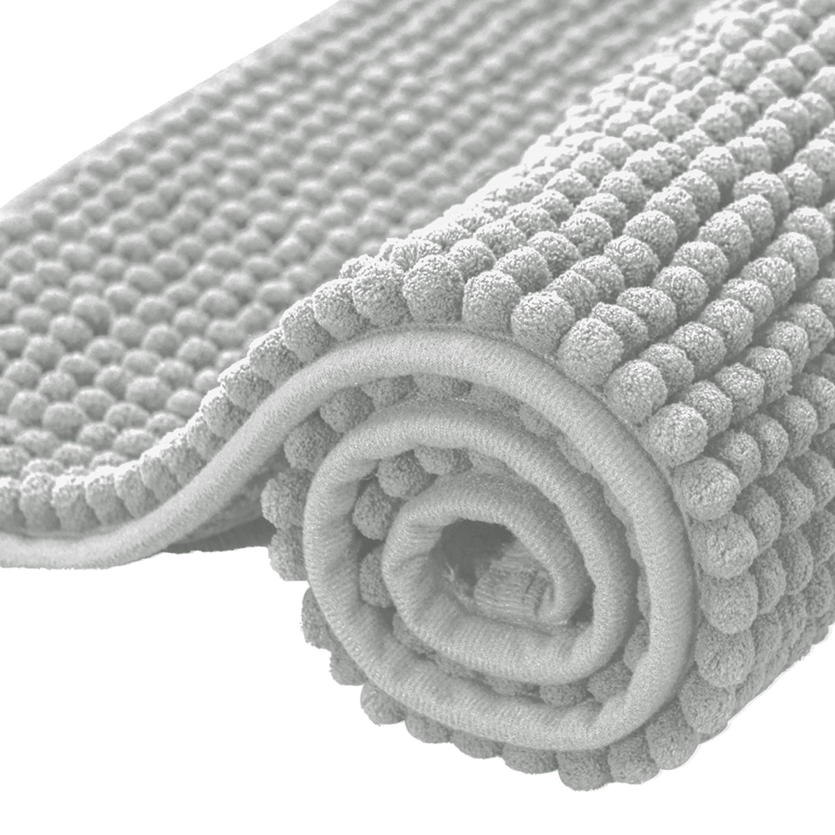 Subrtex Bathroom Rugs Chenille Bath Rug Soft Short Plush Bath Mat Soft Shower Mat Water Absorbent Shower Mat Quick Dry Machine W