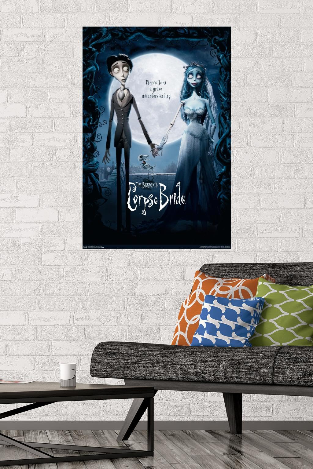 Trends International Tim Burton'S The Corpse Bride - One Sheet Wall Poster, 22.37'' X 34.00'', Poster & Mount Bundle