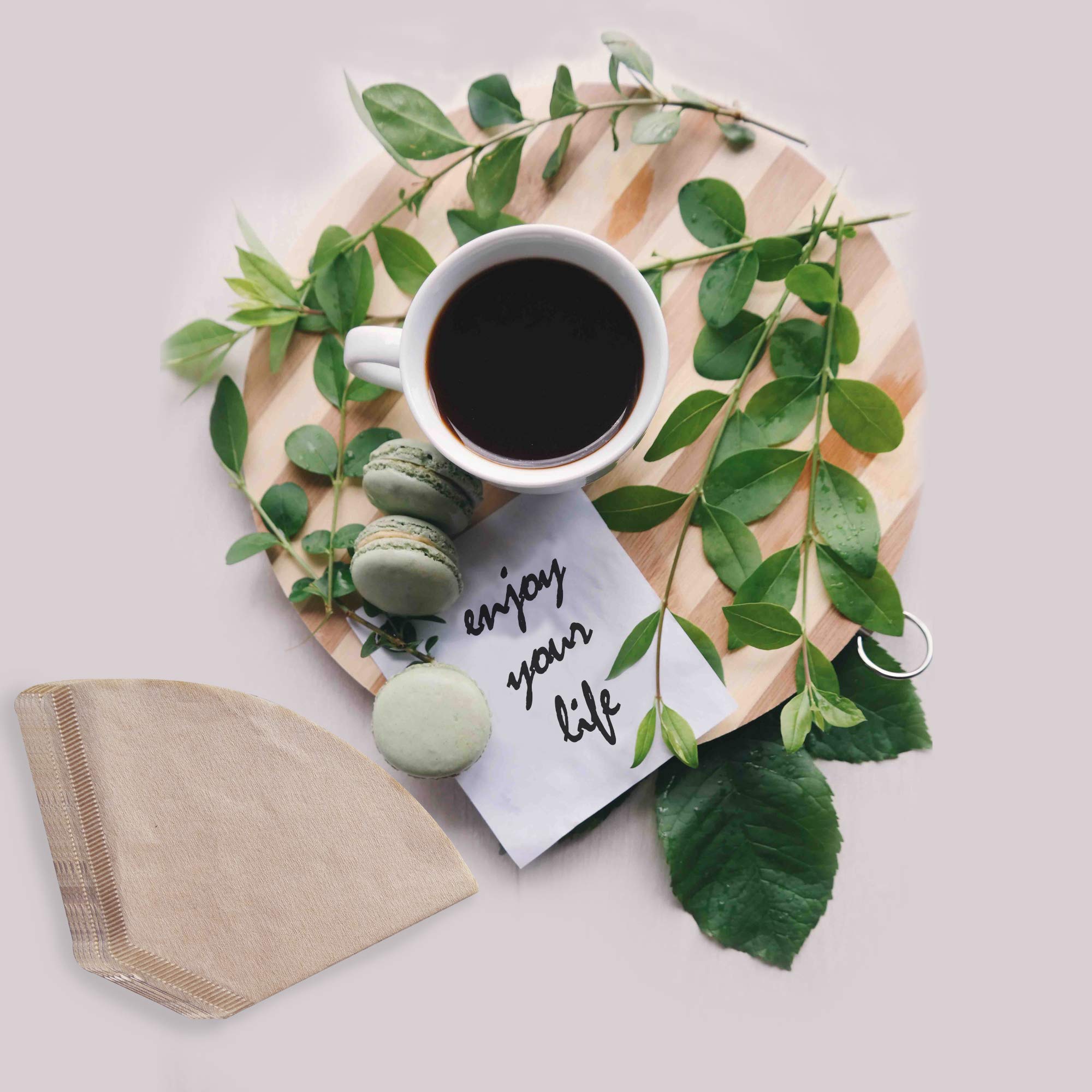#4 Cone Coffee Filters, 100 Count Number 4 Disposable Coffee Filter Paper, 8-12 Cup Coffee Filter For Pour Over And Drip Coffee