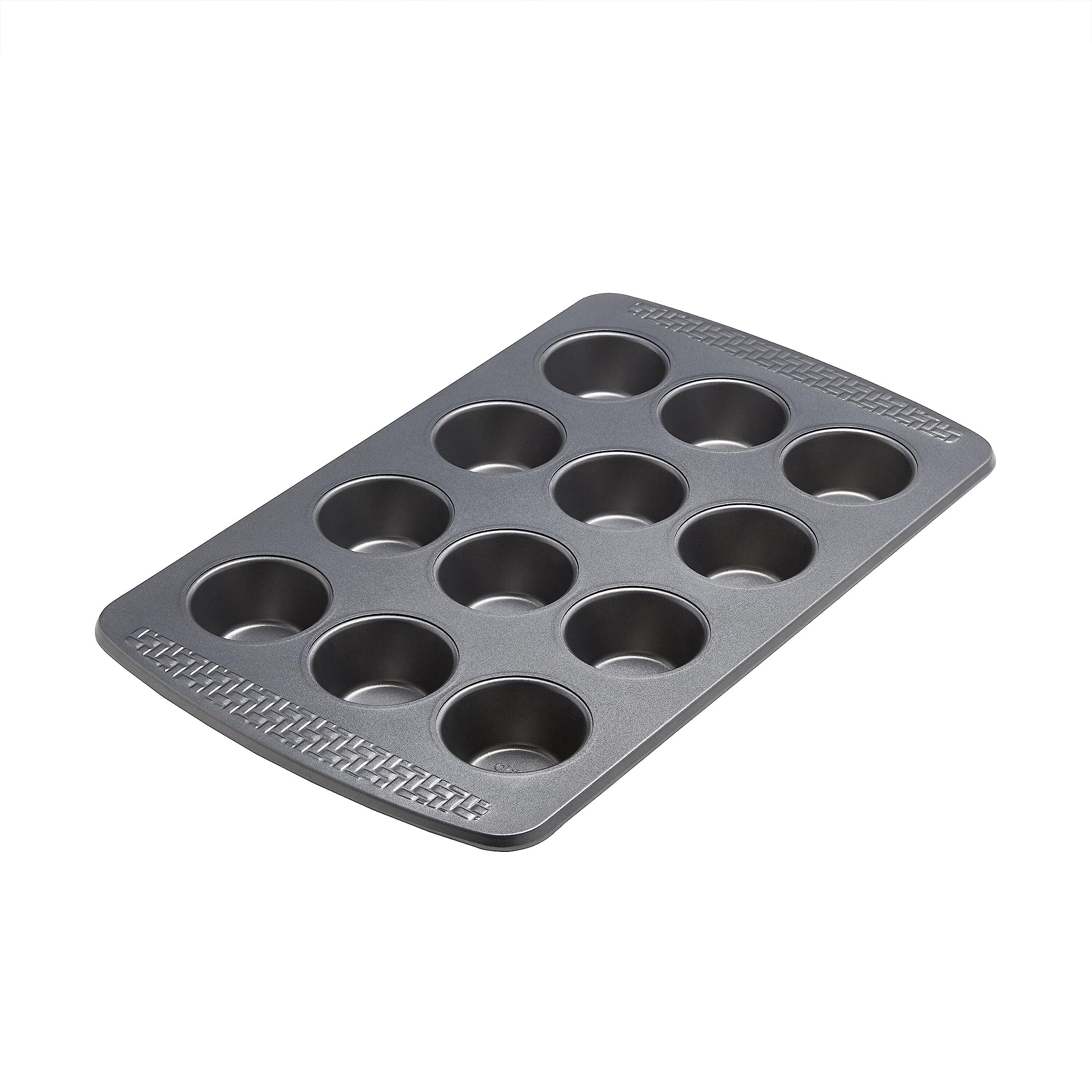 Chicago Metallic Everyday Non-Stick 12 Cup Muffin And Cupcake Pan. Perfect For Creating Evenly Sized Muffins, Cupcakes, Egg Cups