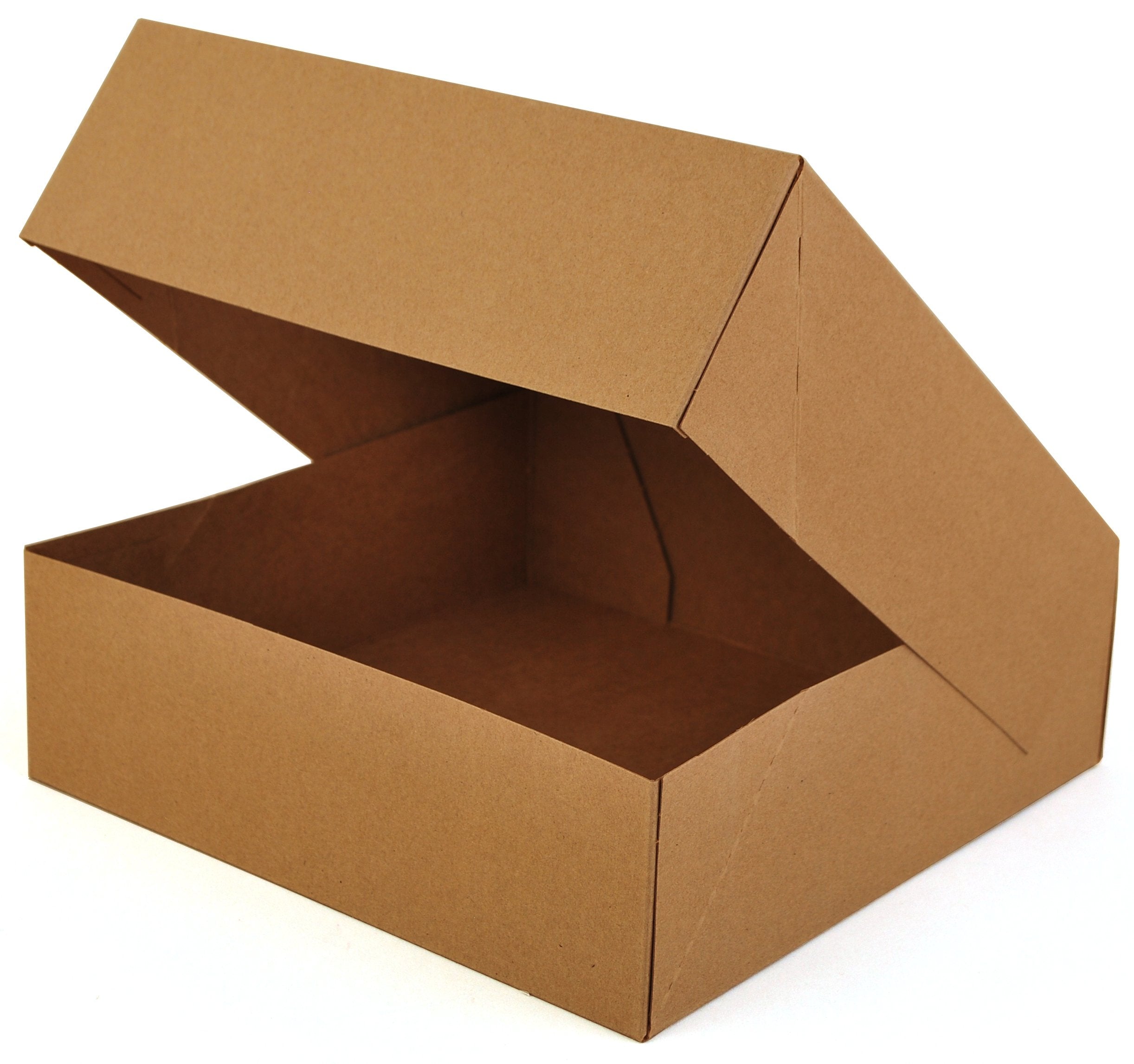 Southern Champion Tray 24013K Kraft Paperboard Window Bakery Box, 8'' Length X 8'' Width X 2-1/2'' Height (Case Of 200)