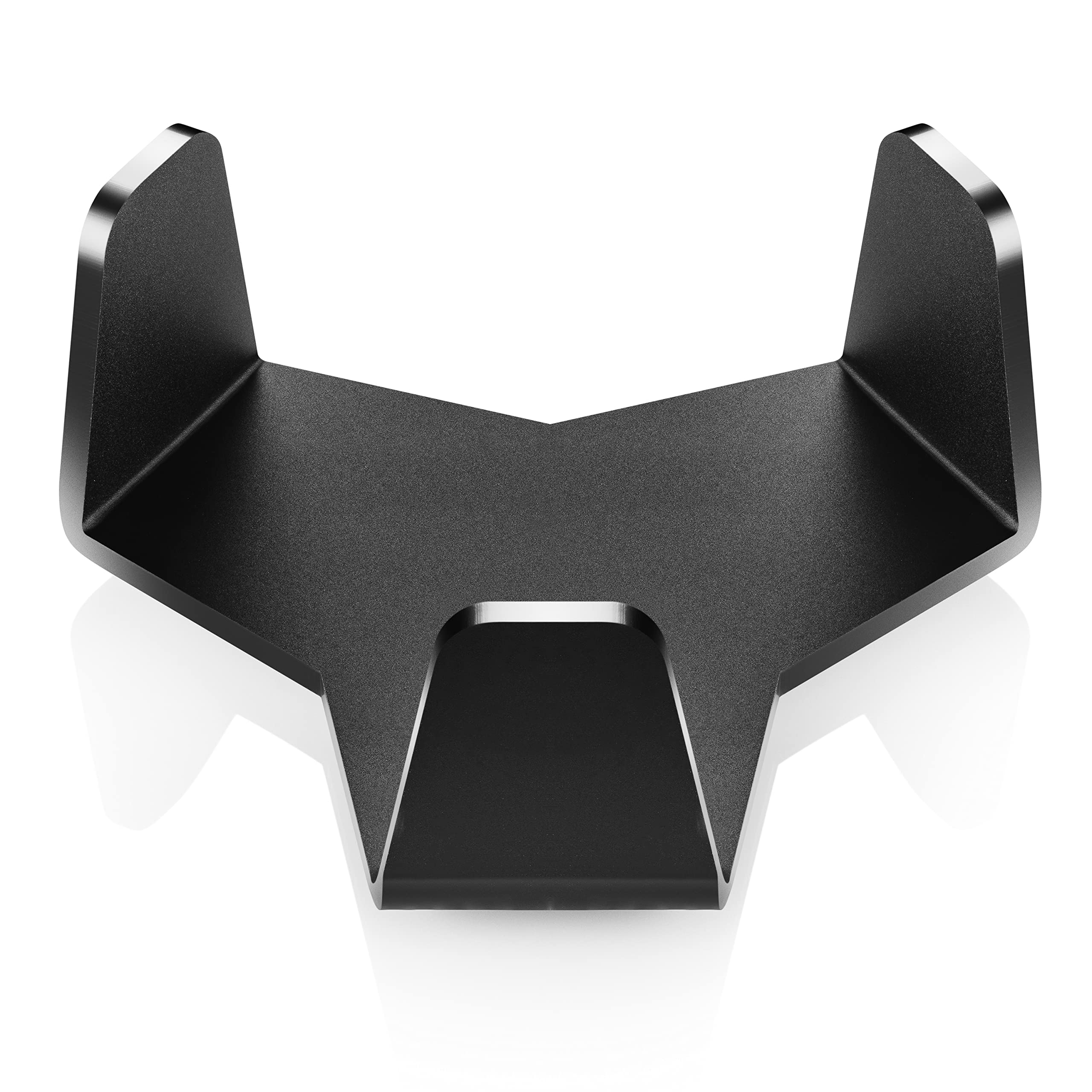 Modern Coasters For Drinks With Holder, Premium Carbon & Wood Drink Coaster, Unique Design (Dark Gray V2)